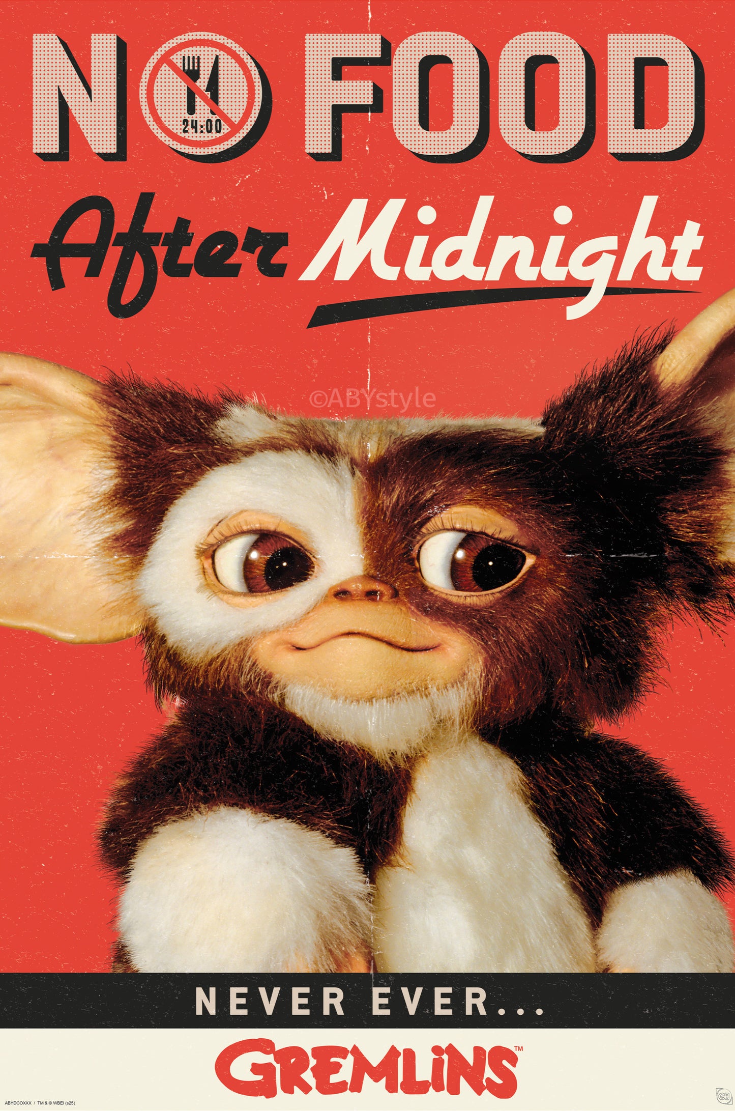 Poster Gremlins - No Food After Midnight 61x91,5cm