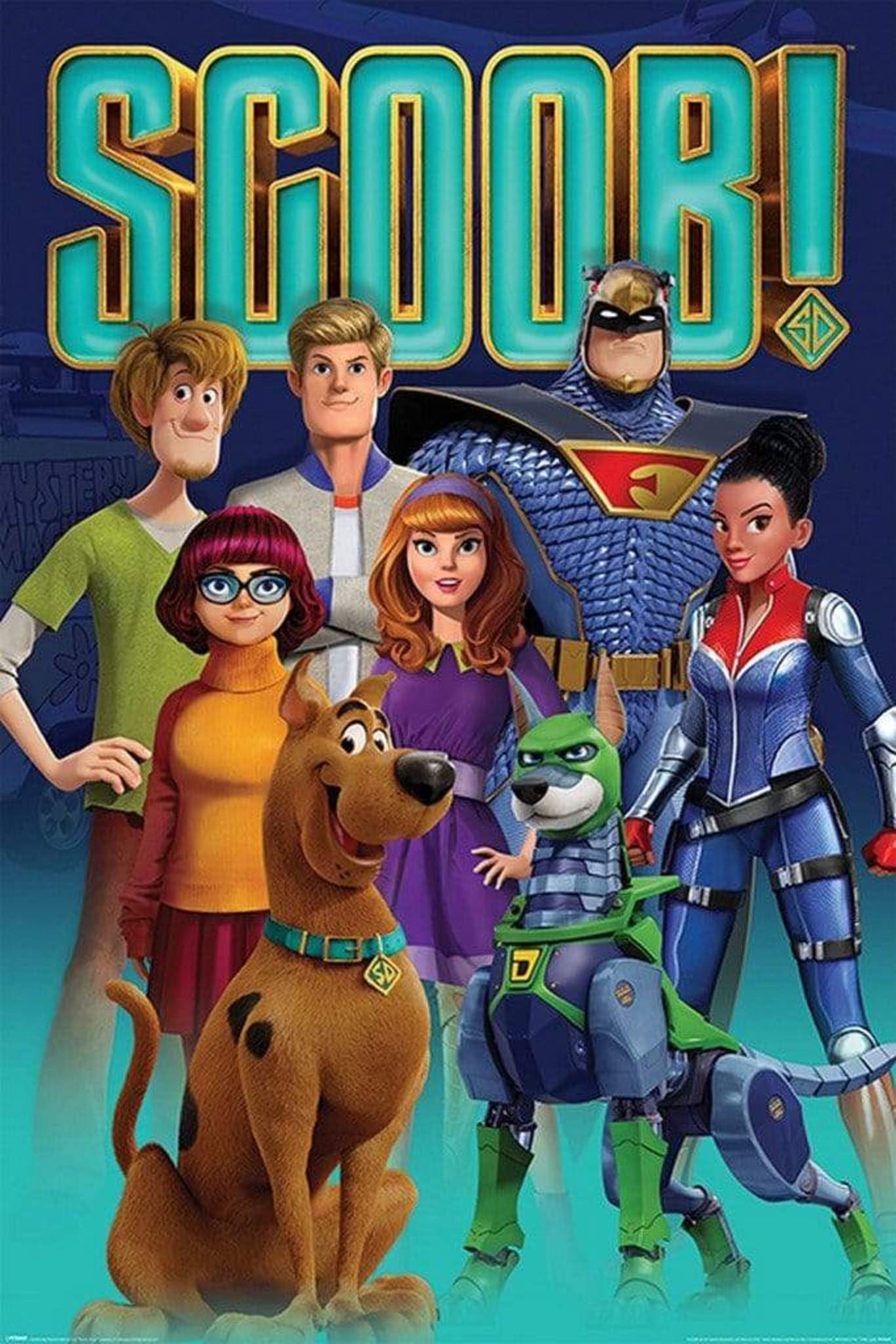 Poster Scoob - Scoob -y Gang and Falcon Force 61x91,5cm