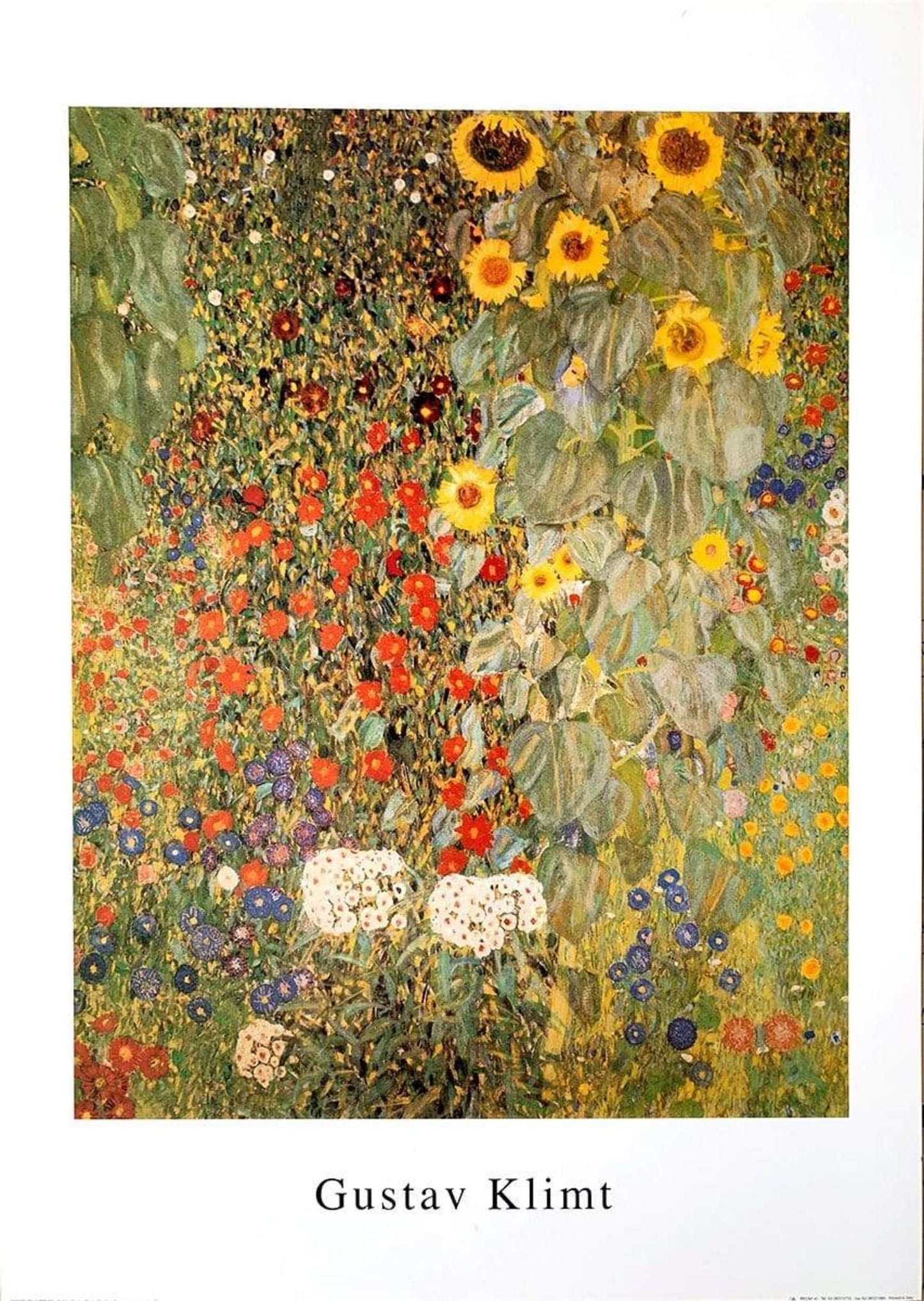 Kunstdruk Gustav Klimt - Giardino di campagna 50x70cm