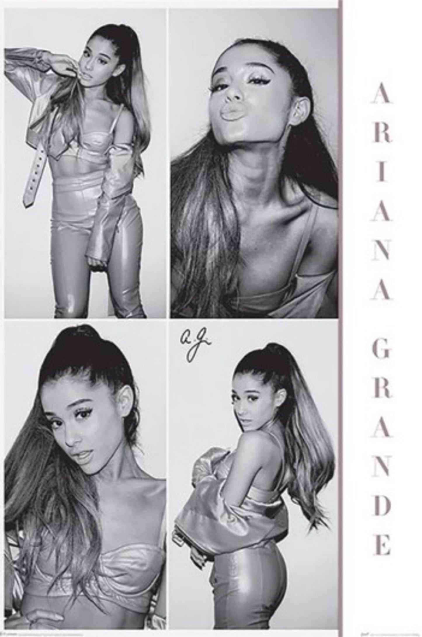 Poster Ariana Grande - Black and White 61x91,5cm