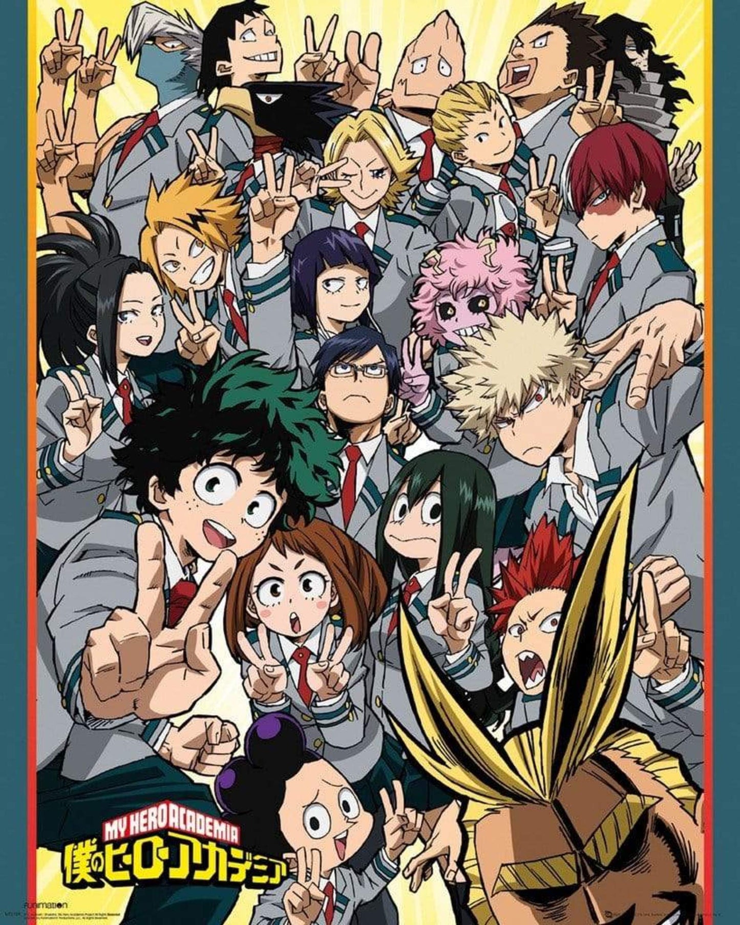 Poster My Hero Academia - School Compilation 40x50cm