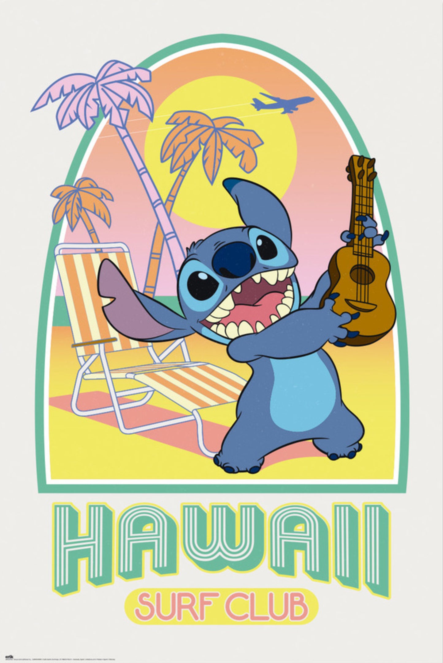 Poster Stitch - Hawaii Club Surf 61x91,5cm