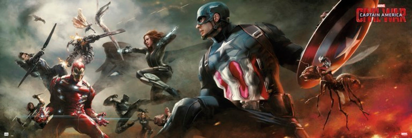 Poster Marvel - Captain America - Civil War 158x53cm