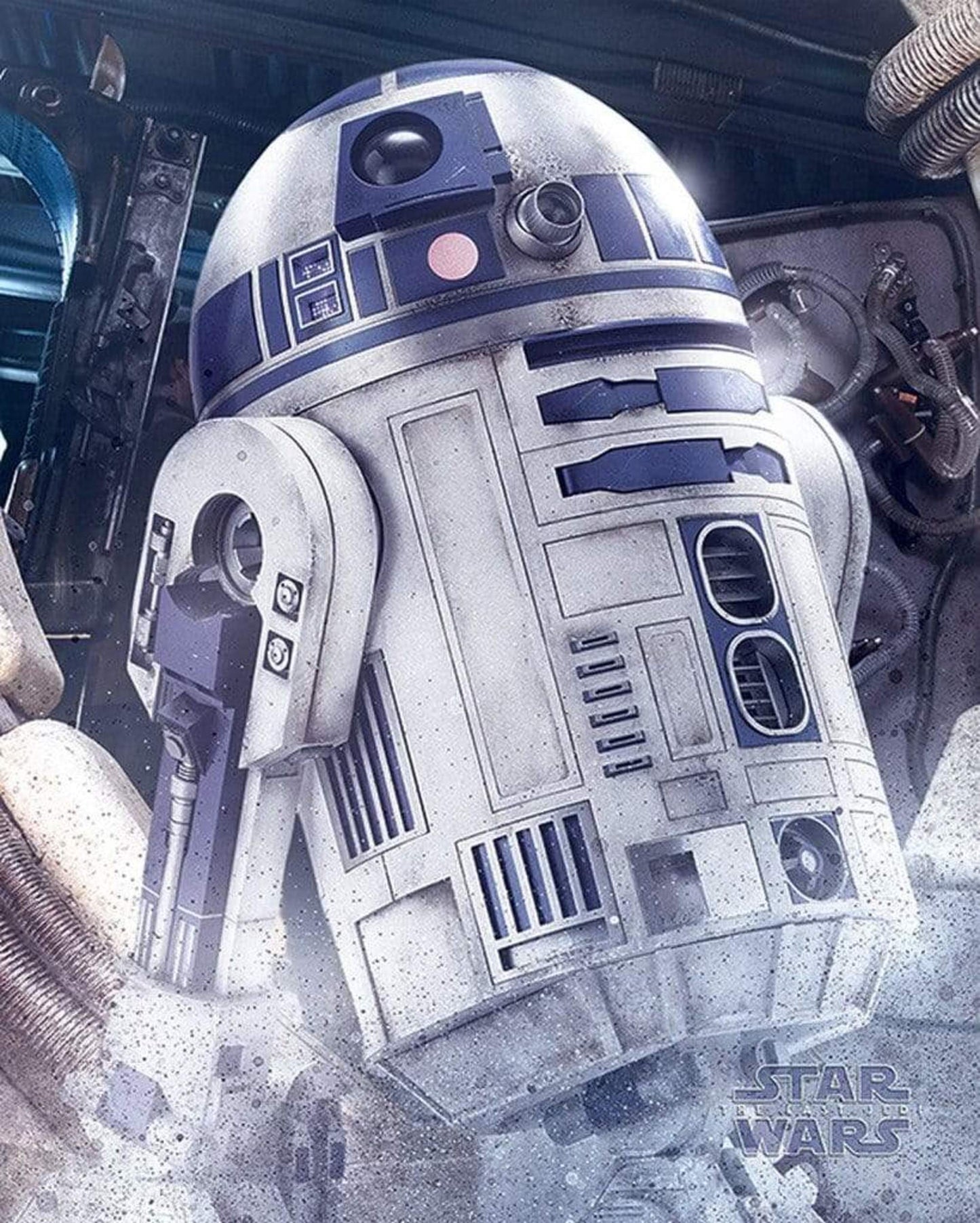Poster Star Wars - the Last Jedi R2-D2 Droid 40x50cm