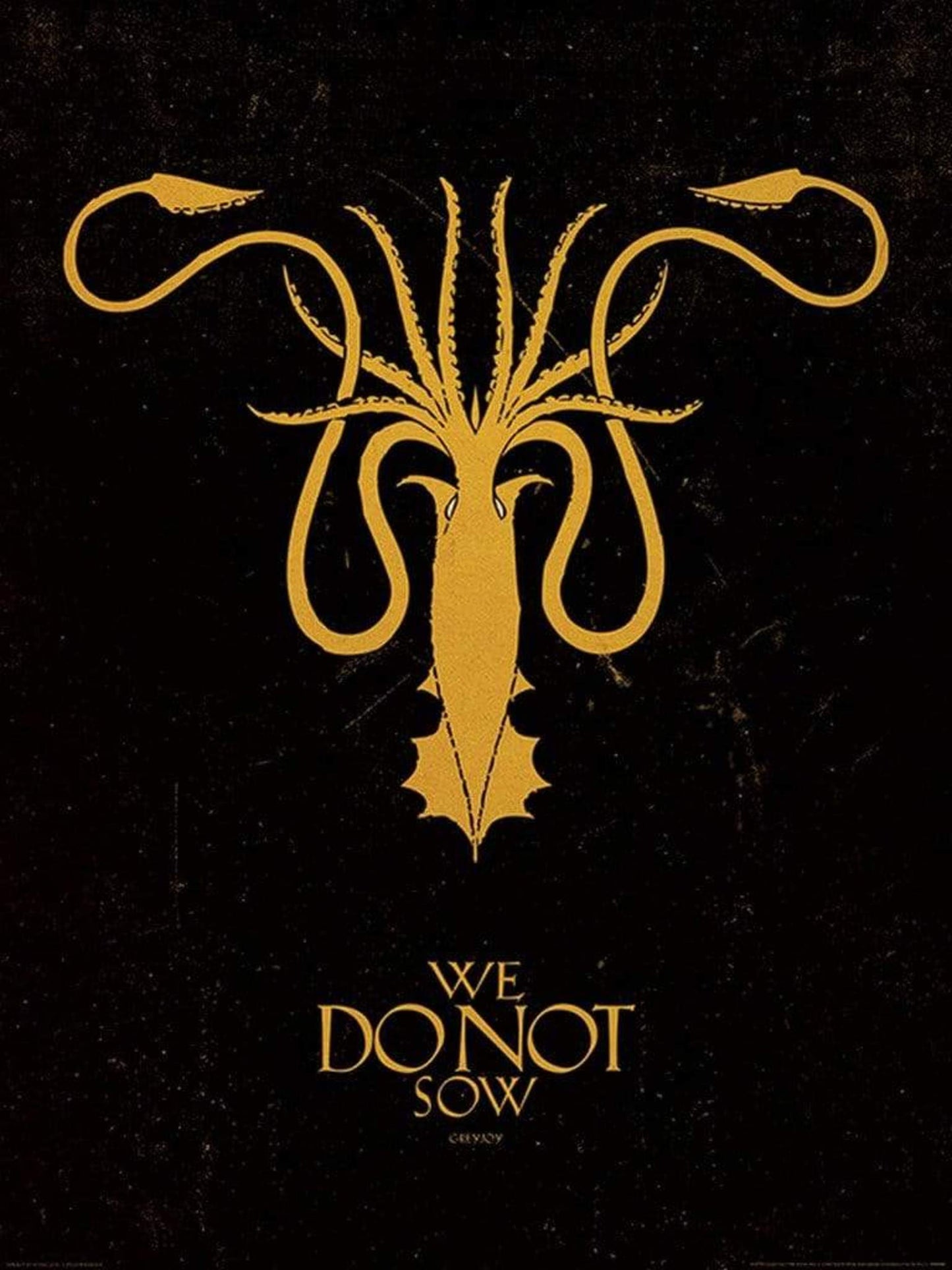 Kunstdruk Game of Thrones - Greyjoy 60x80cm