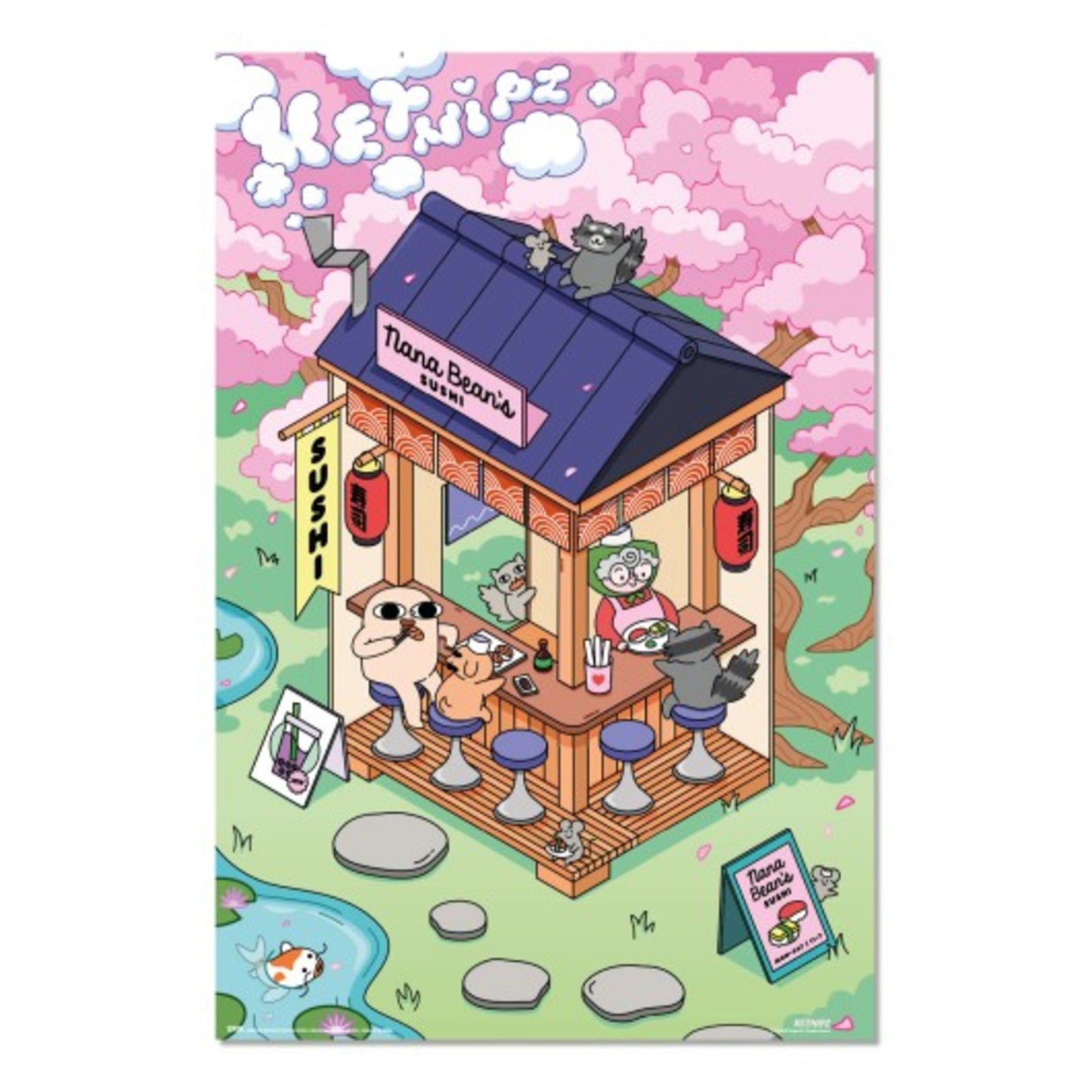 Poster Ketnipz - Sushi 61x91,5cm