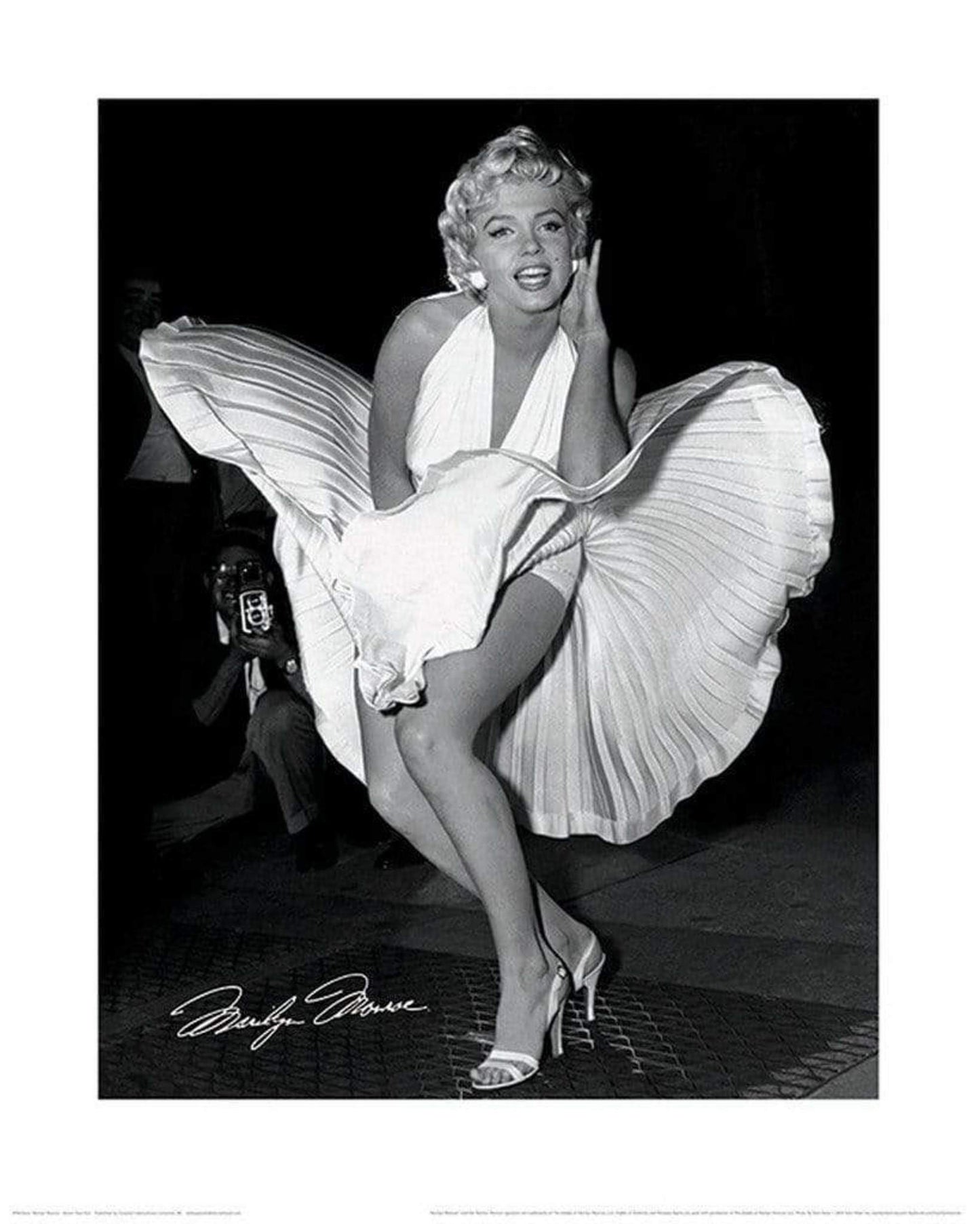 Kunstdruk Marilyn Monroe - Seven Year Itch 40x50cm