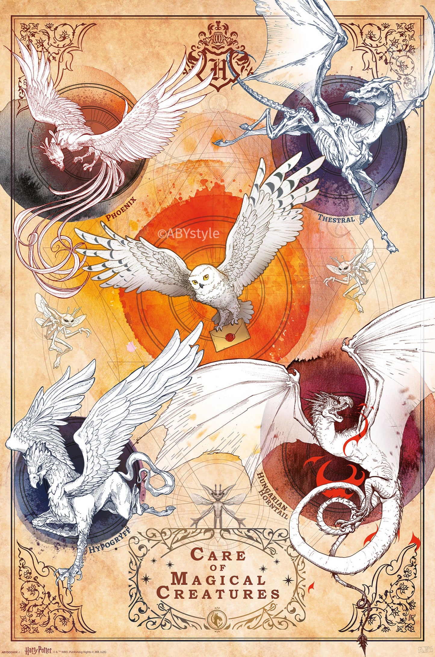 Poster Harry Potter - Magical Creatures 61x91,5cm
