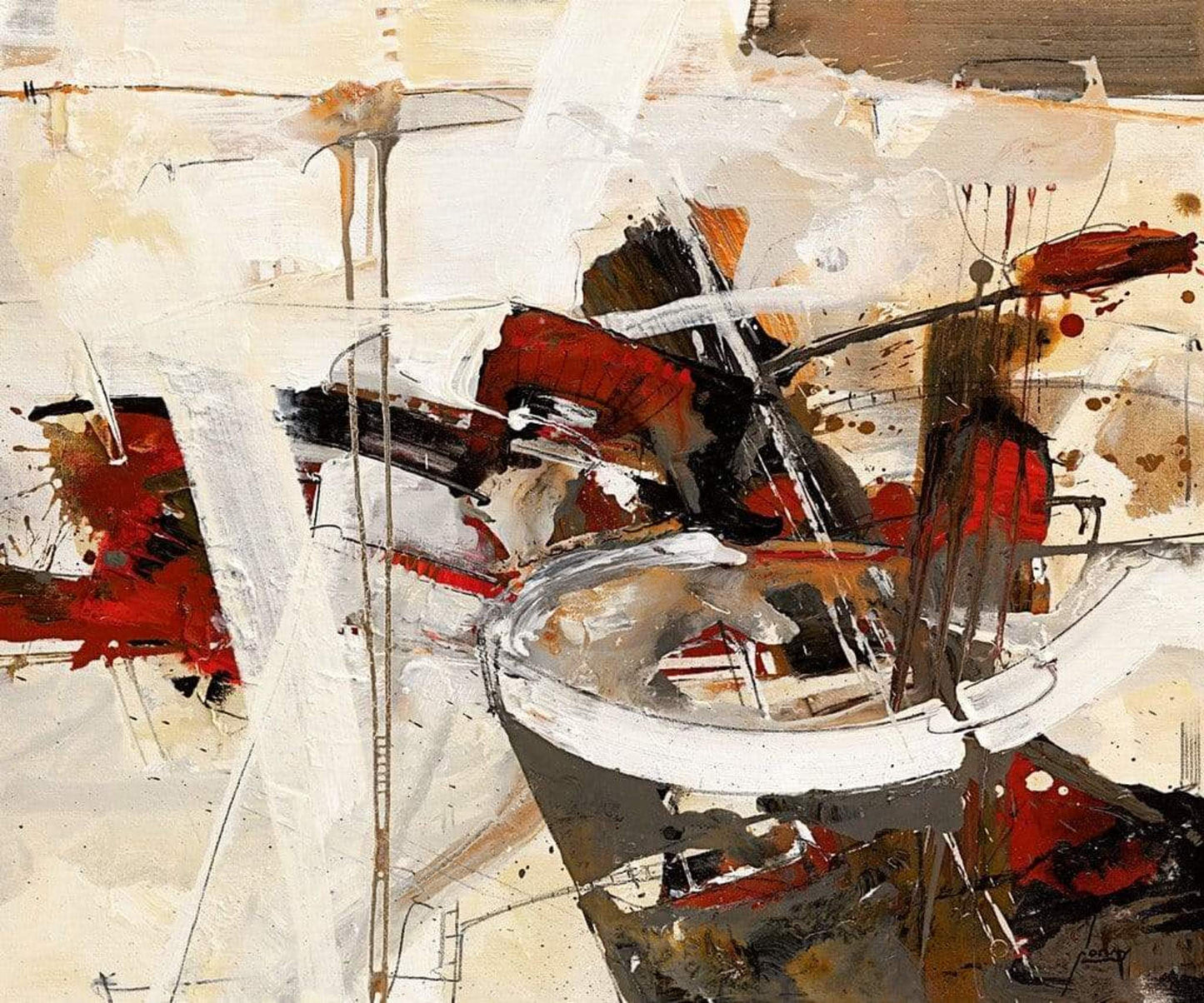 Kunstdruk Norbert Mayer - Im Fühlen das Sein 60x50cm