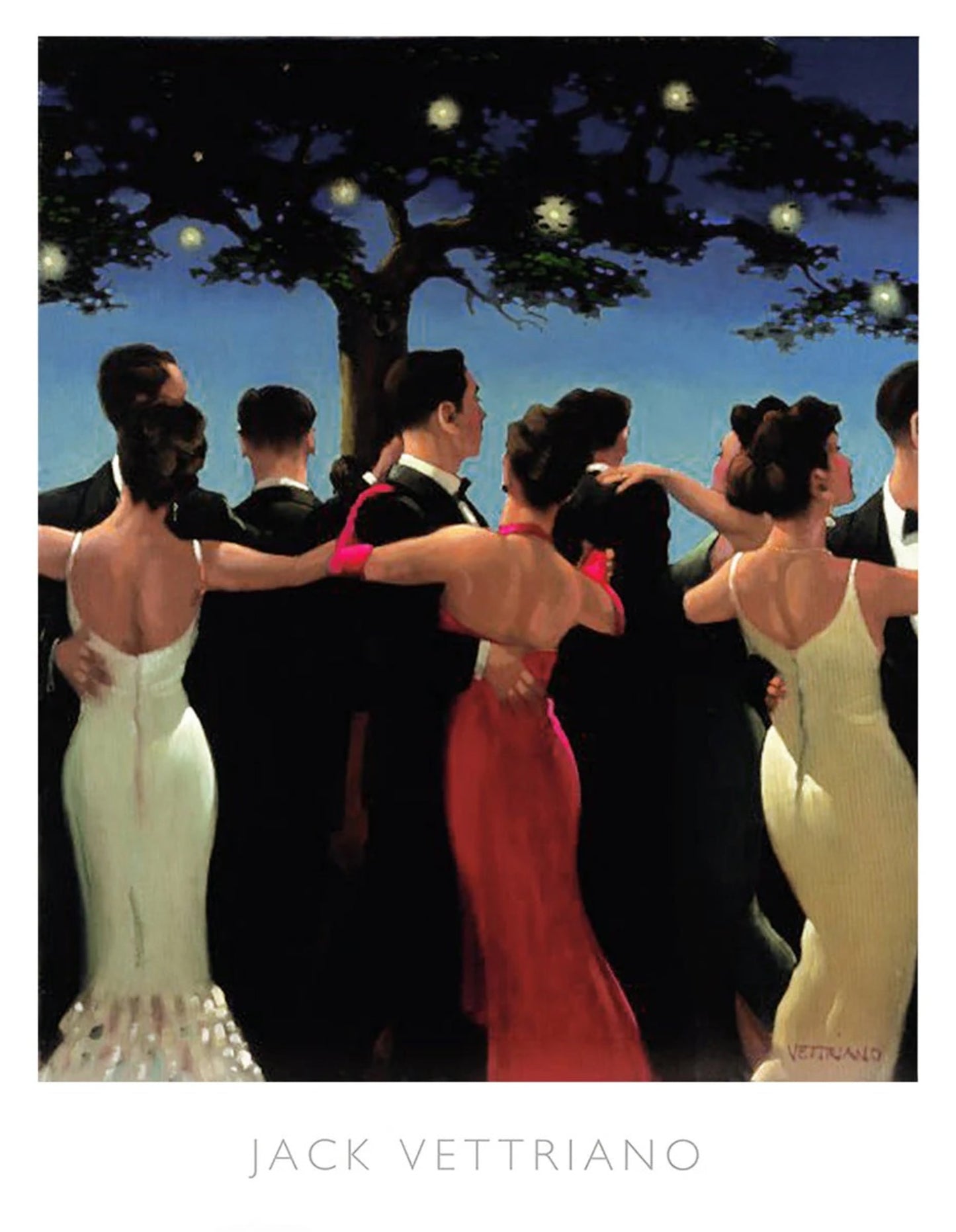 Kunstdruk Jack Vettriano - Waltzers 40x50cm
