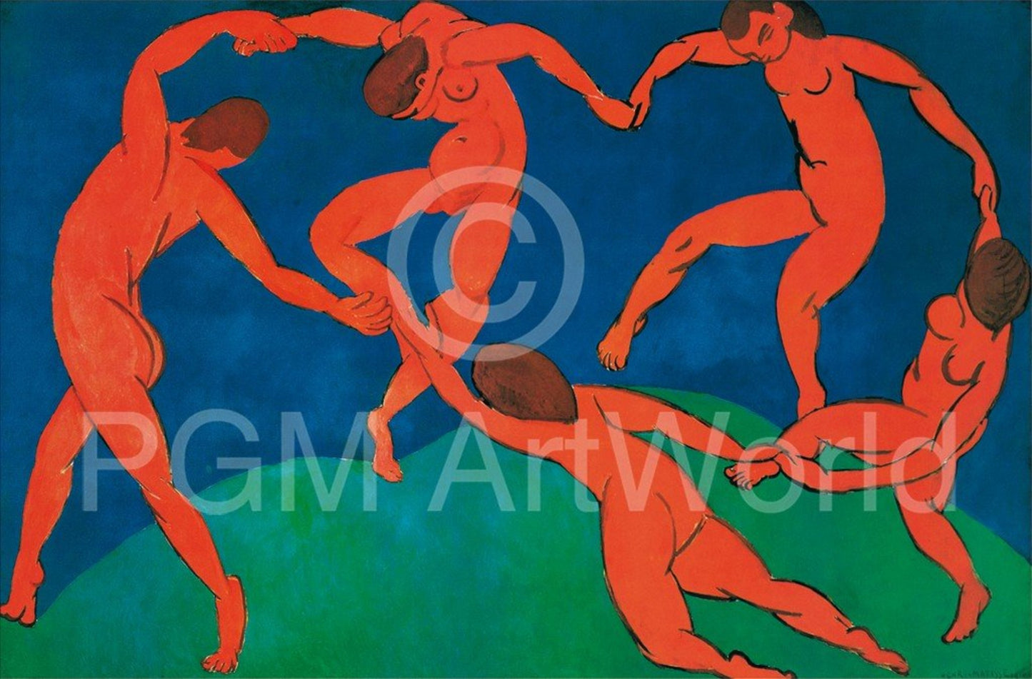 Kunstdruk Henri Matisse - The Dance 100x70cm