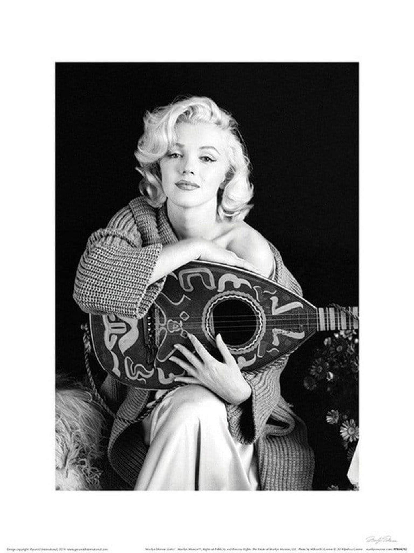 Kunstdruk Marilyn Monroe - Lute 60x80cm