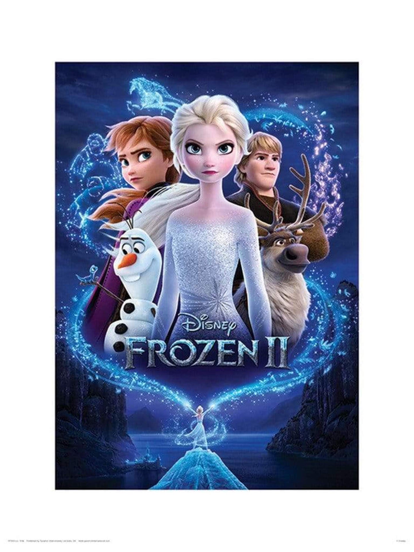 Kunstdruk Frozen - 2 Magic 30x40cm