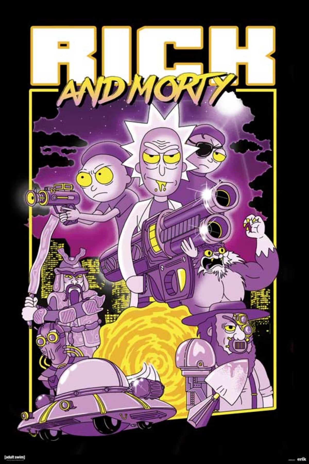 Poster Rick and Morty - Characters 61x91,5cm