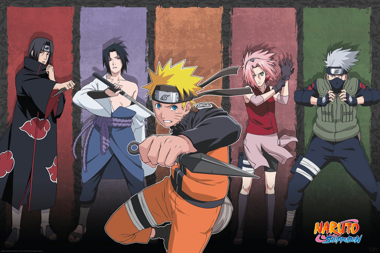 Gbeye Naruto Shippuden Naruto And Allies Poster 91 5X61cm | Posters.nl