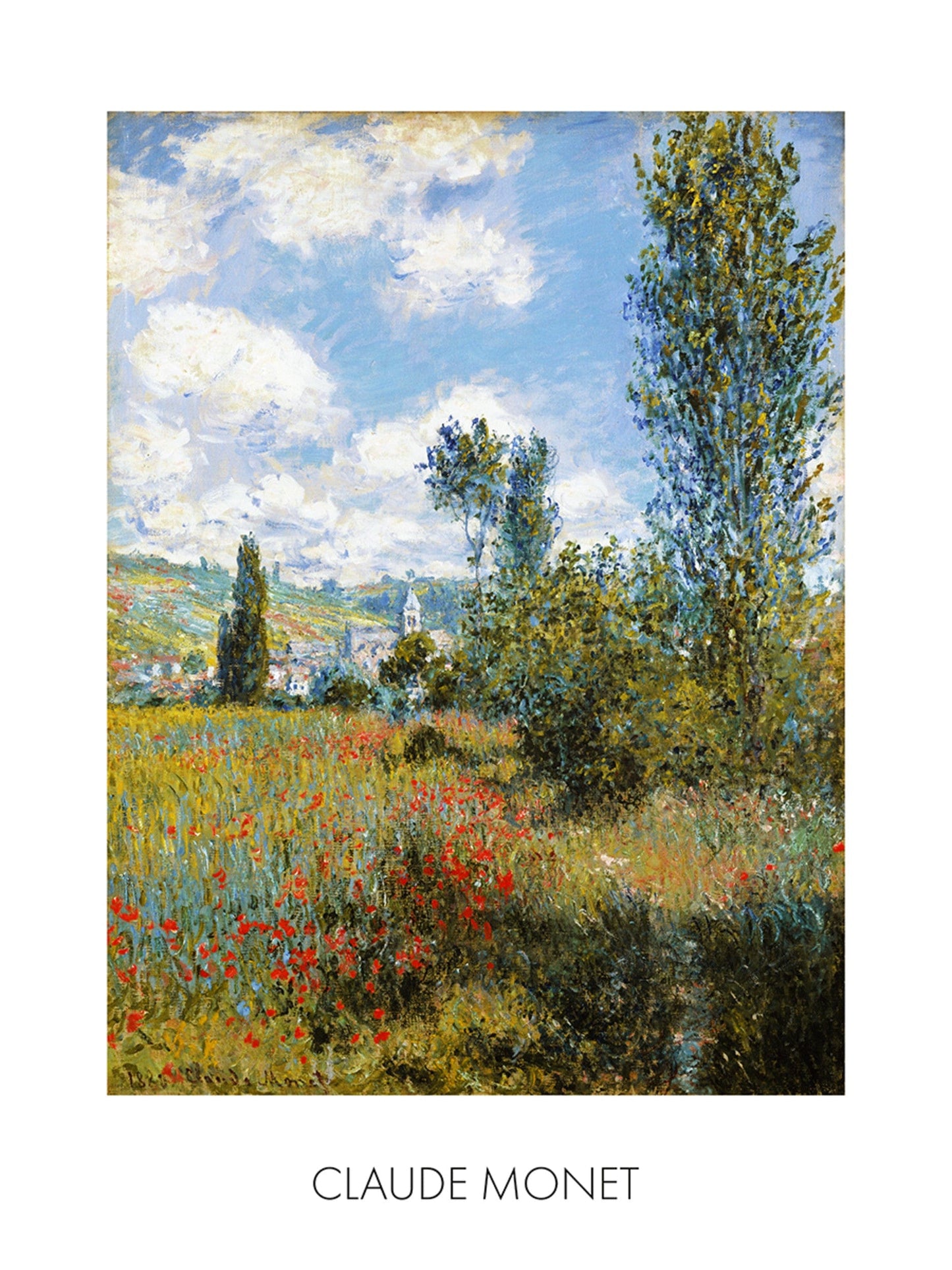 PGM CM 210 Claude Monet Ile Saint Martin Kunstdruk 60x80cm | Posters.nl