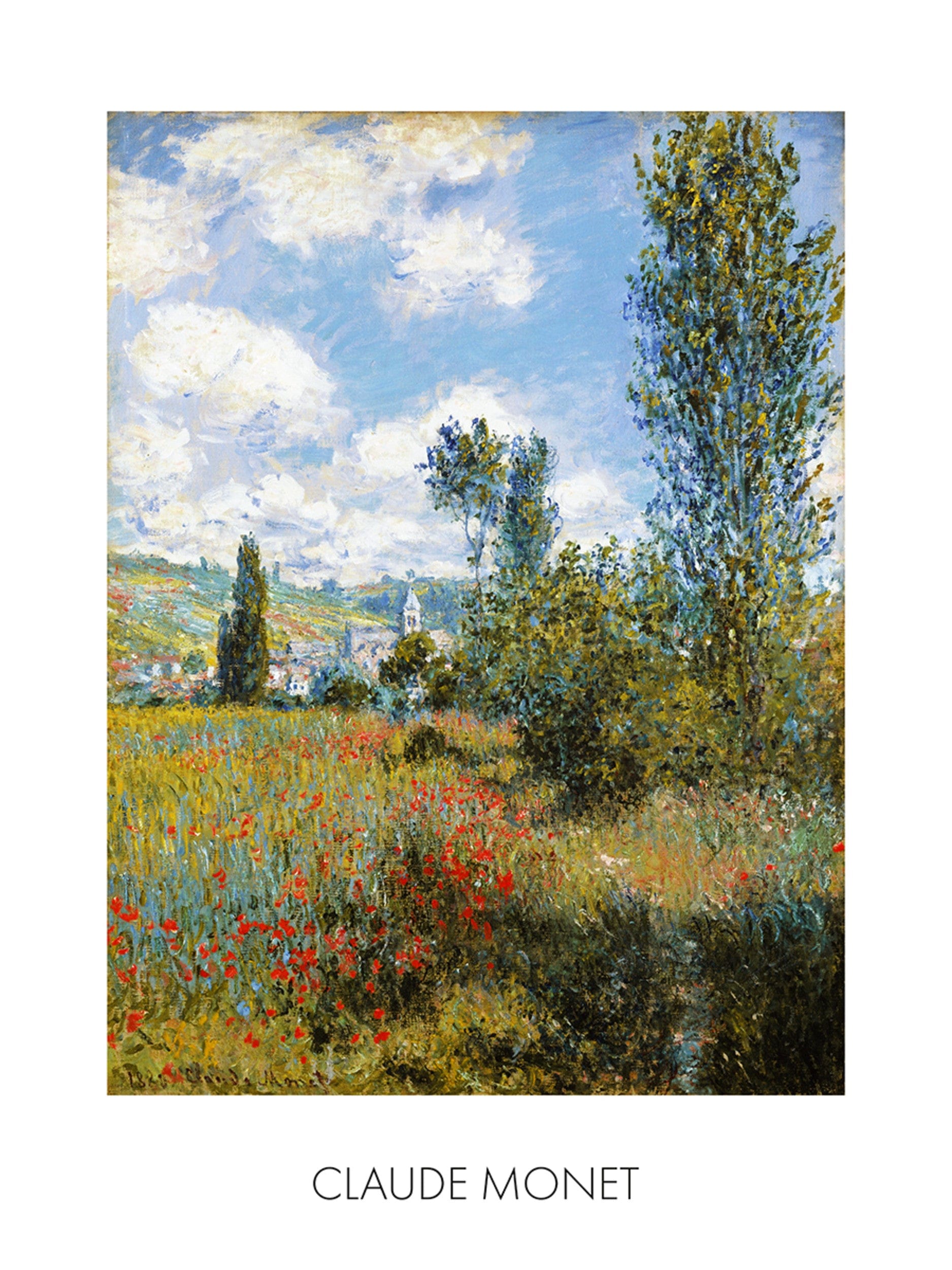 PGM CM 210 Claude Monet Ile Saint Martin Kunstdruk 60x80cm | Posters.nl