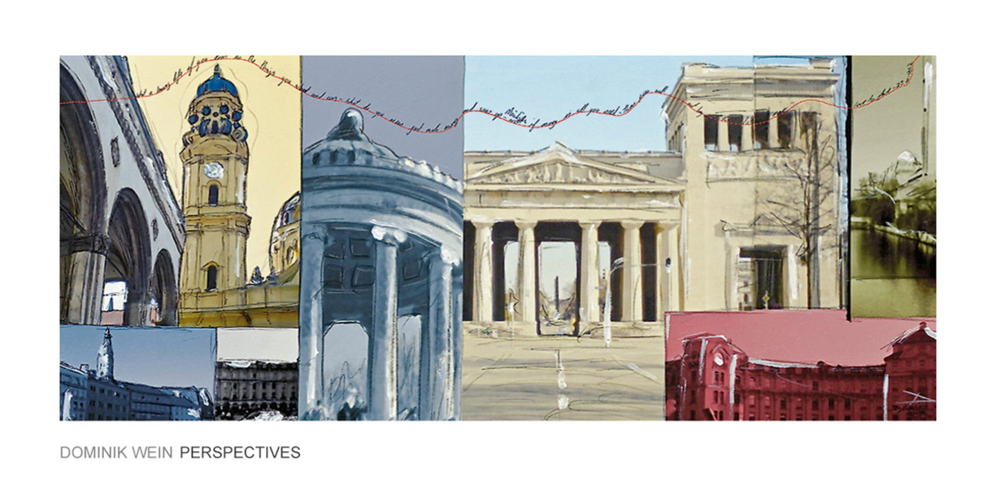 Dominik Wein München II Kunstdruk 100x50cm | Posters.nl