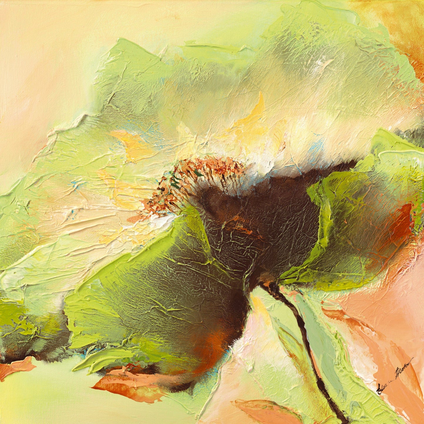 Elena Filatov Mint Spring I Kunstdruk 50x50cm | Posters.nl