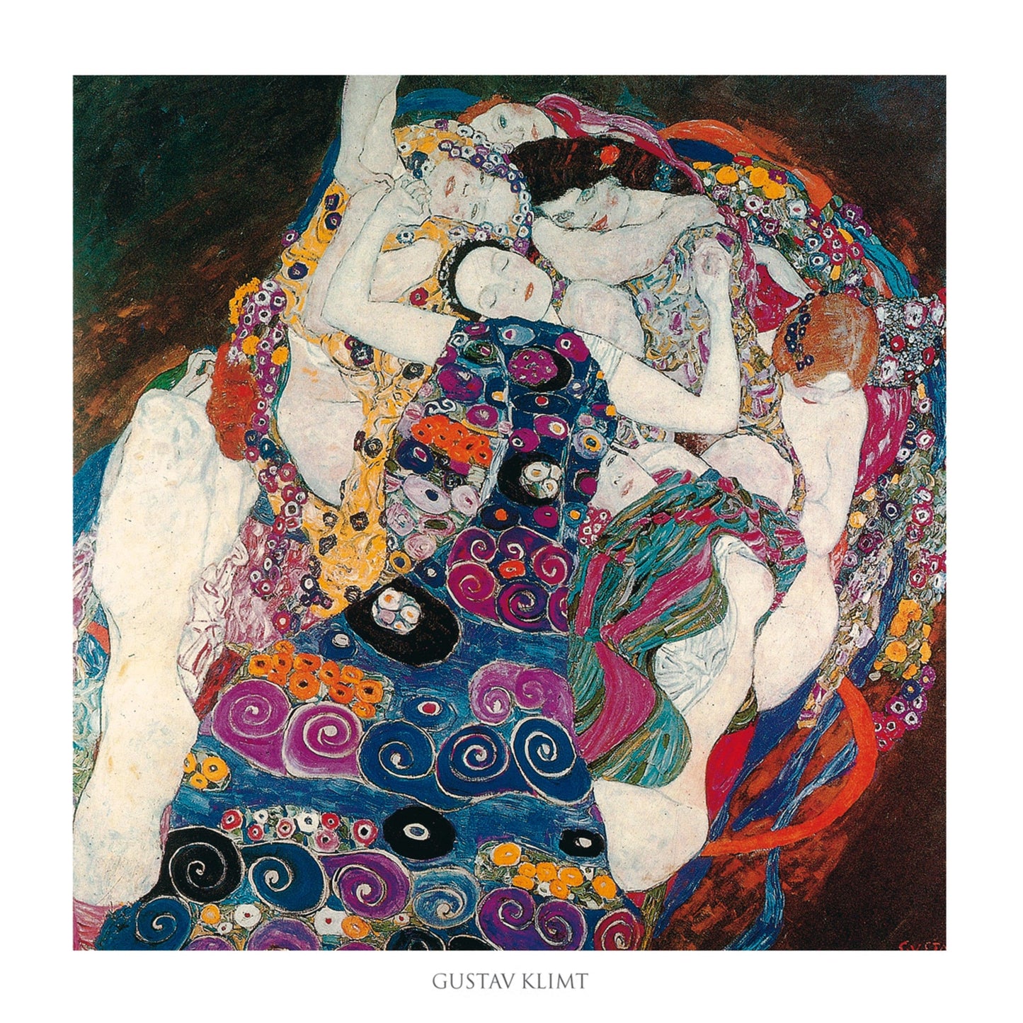 Gustav Klimt La vergine Kunstdruk 70x70cm | Posters.nl