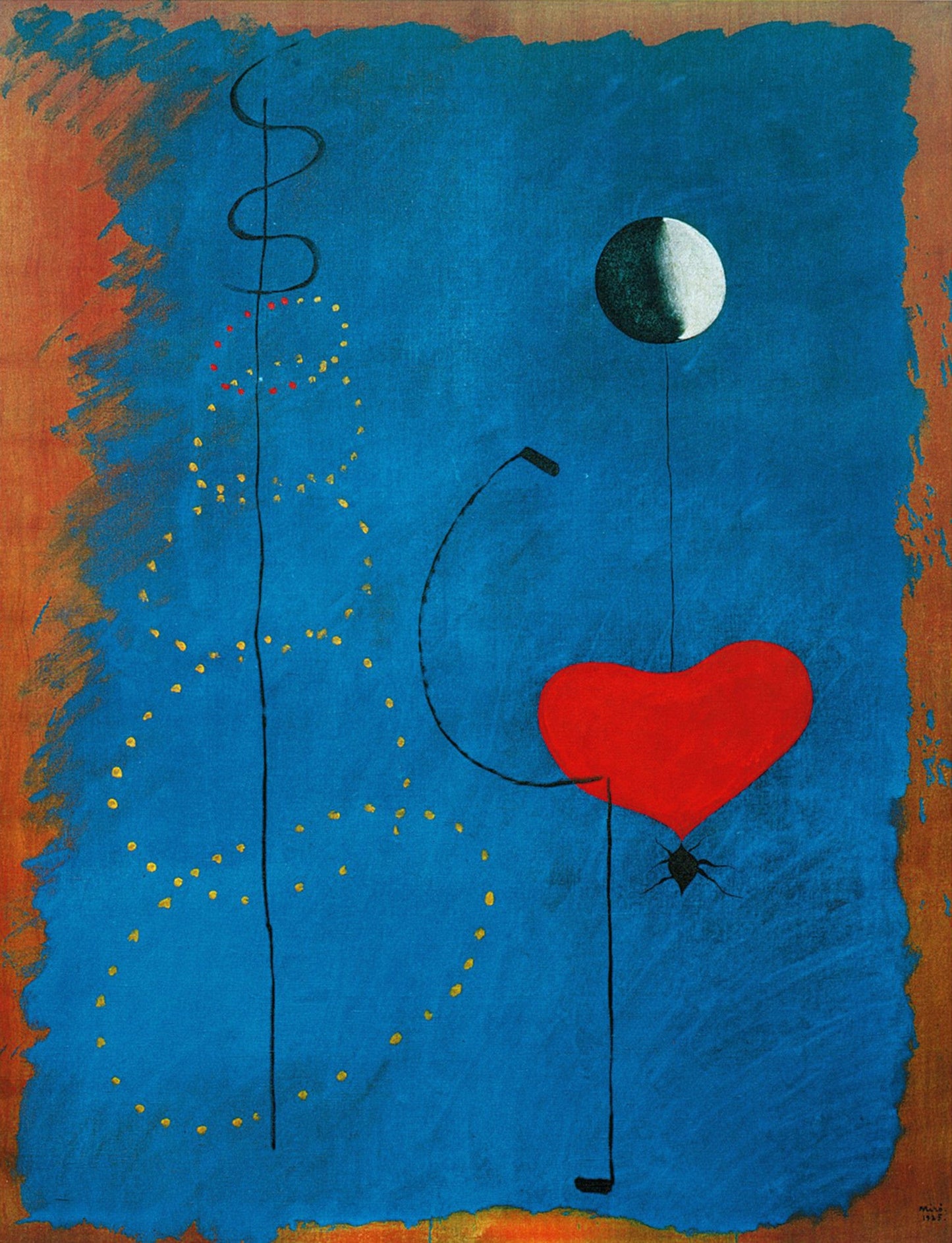 Joan Miro Ballarina II, 1925 Kunstdruk 70x100cm | Posters.nl