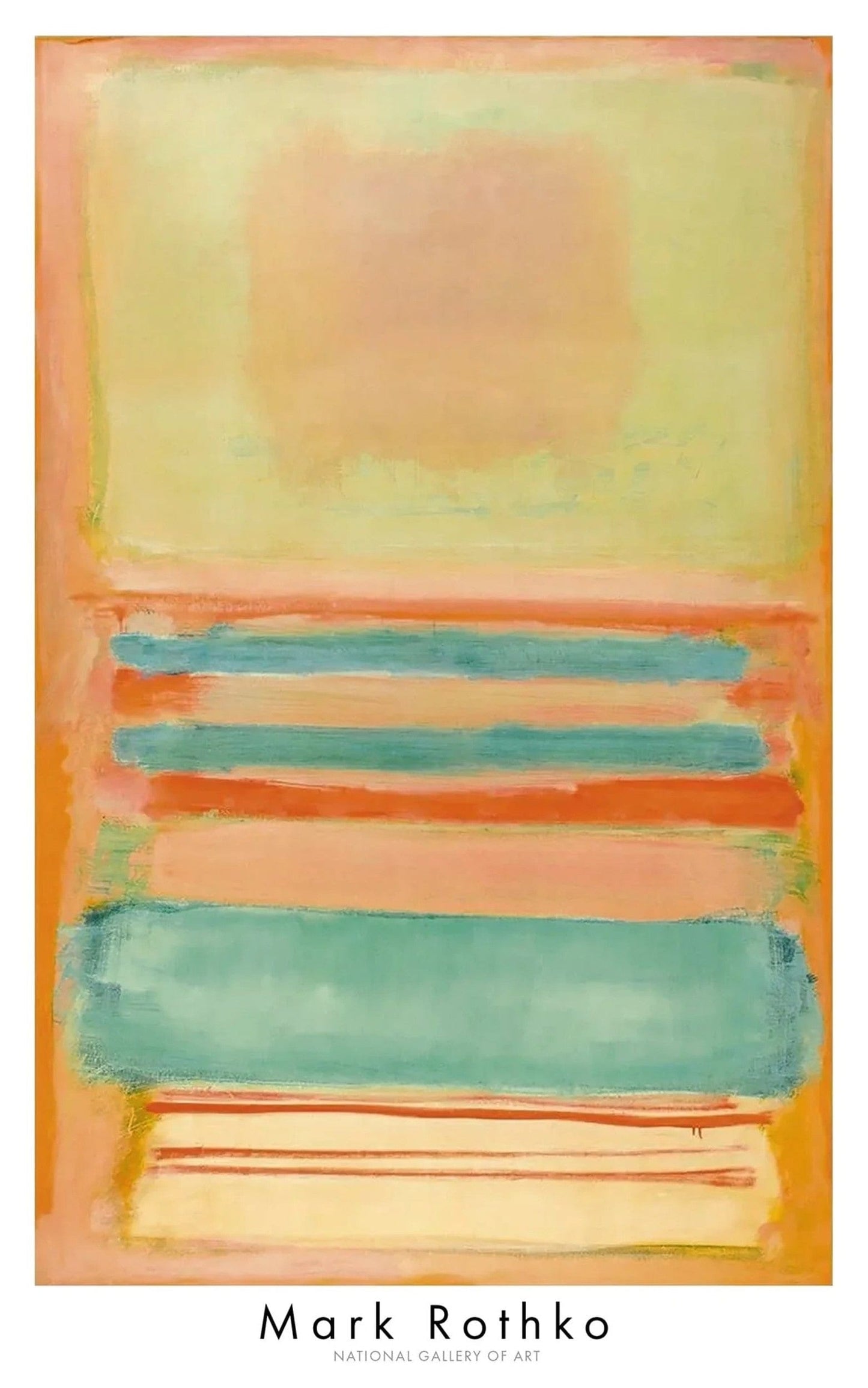 Kunstdruk Mark Rothko No 7 No 11 1949 63 5x101 5cm MKR 858 PGM | Posters.nl