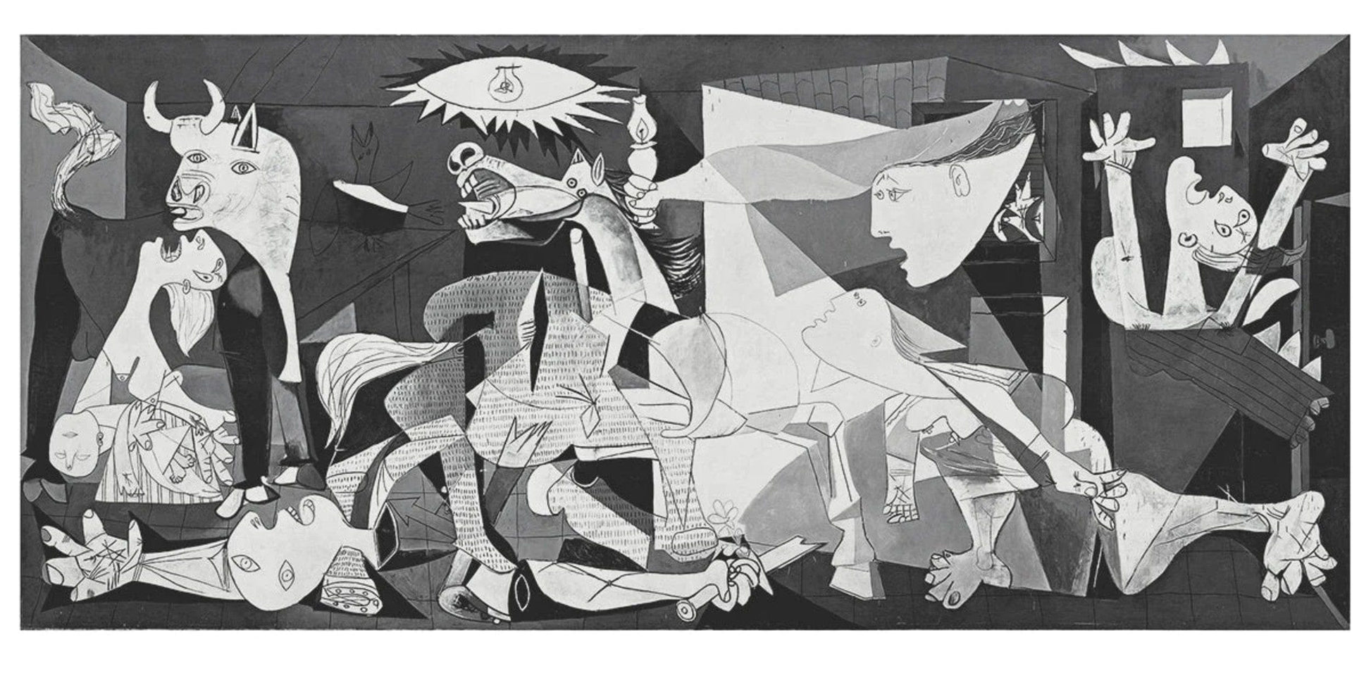 Kunstdruk Pablo Picasso Guernica 100x50cm PP 853 PGM | Posters.nl