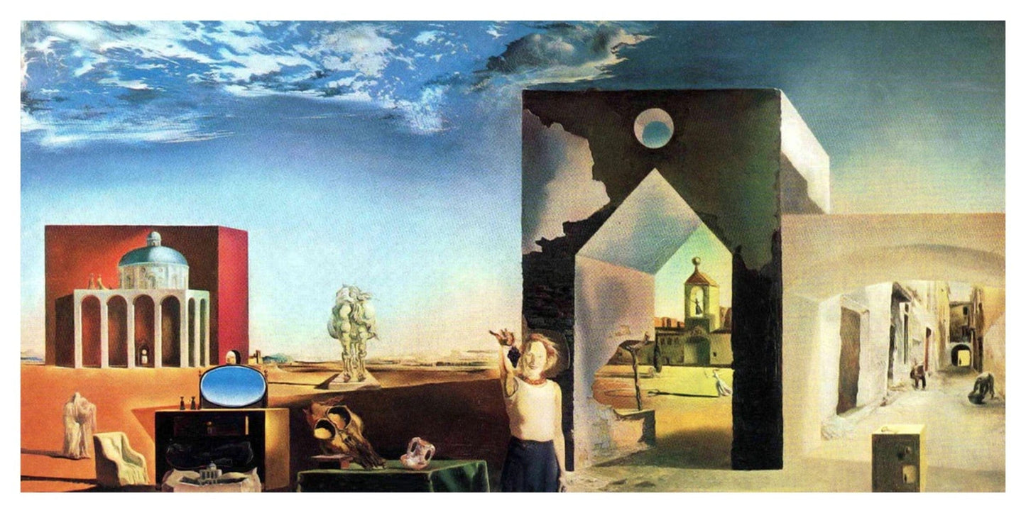 Kunstdruk Salvador Dali Banlieue de la Ville 100x50cm SD 809 PGM | Posters.nl