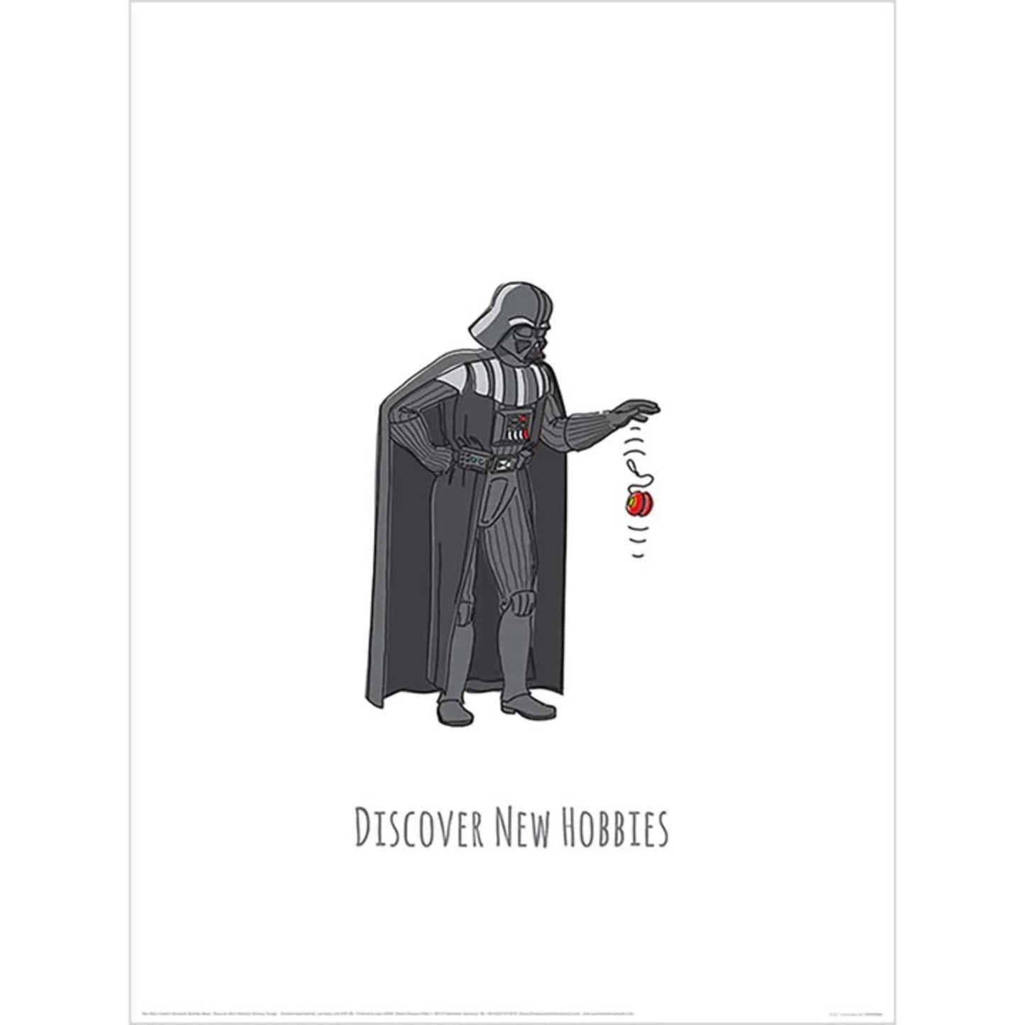 Kunstdruk Star Wars Vaders Boredom Busting Ideas Discover New Hobbies 30x40cm Pyramid PPR54082 | Posters.nl