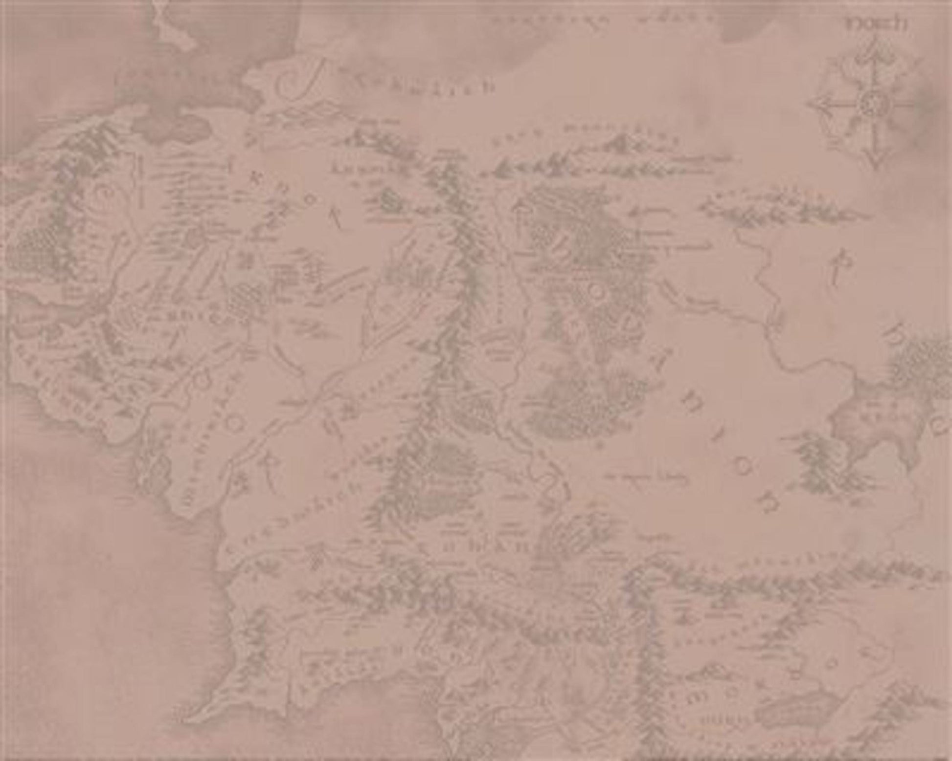 Kunstdruk The Lord of The Rings Middle Earth 50x40cm Pyramid PPR53251 | Posters.nl