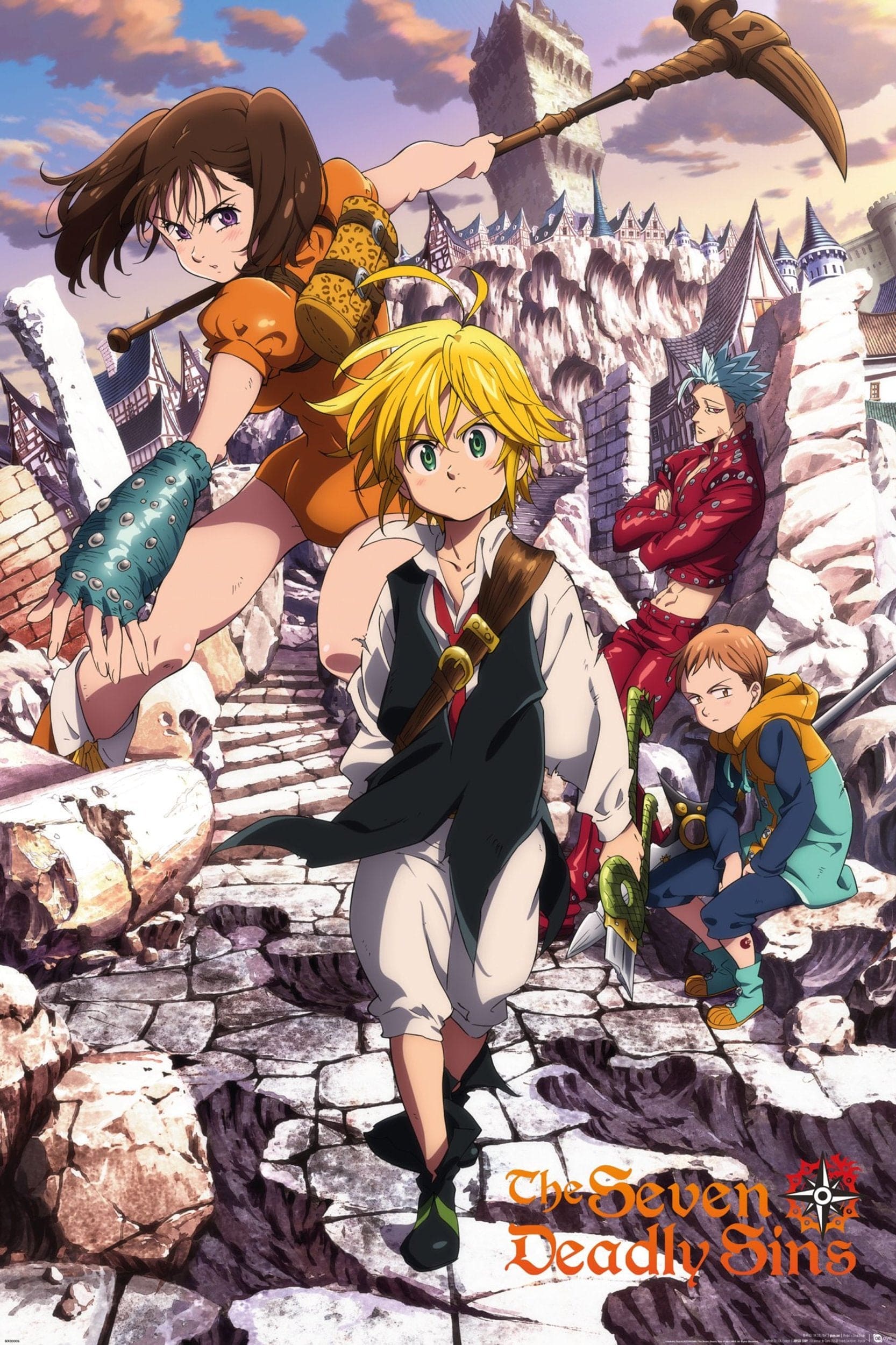 Gbeye The Seven Deadly Sins Key Art 2 Poster 61X91 5cm | Posters.nl