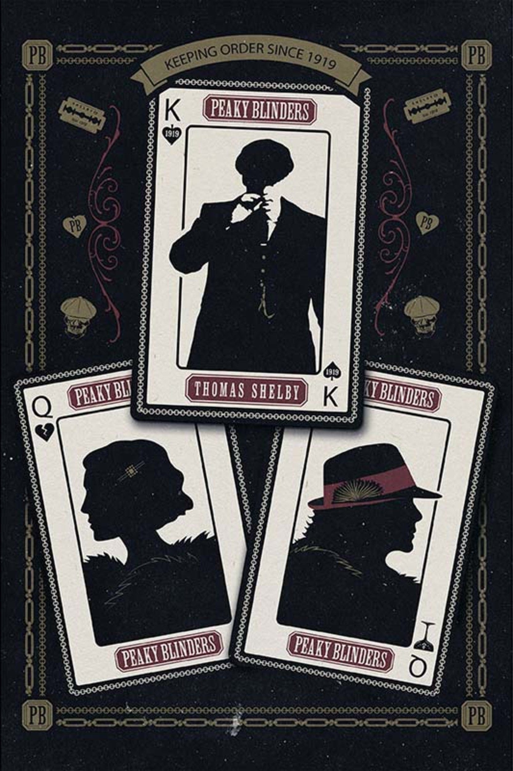 GBeye Peaky Blinders Cards Poster 61x91,5cm | Posters.nl