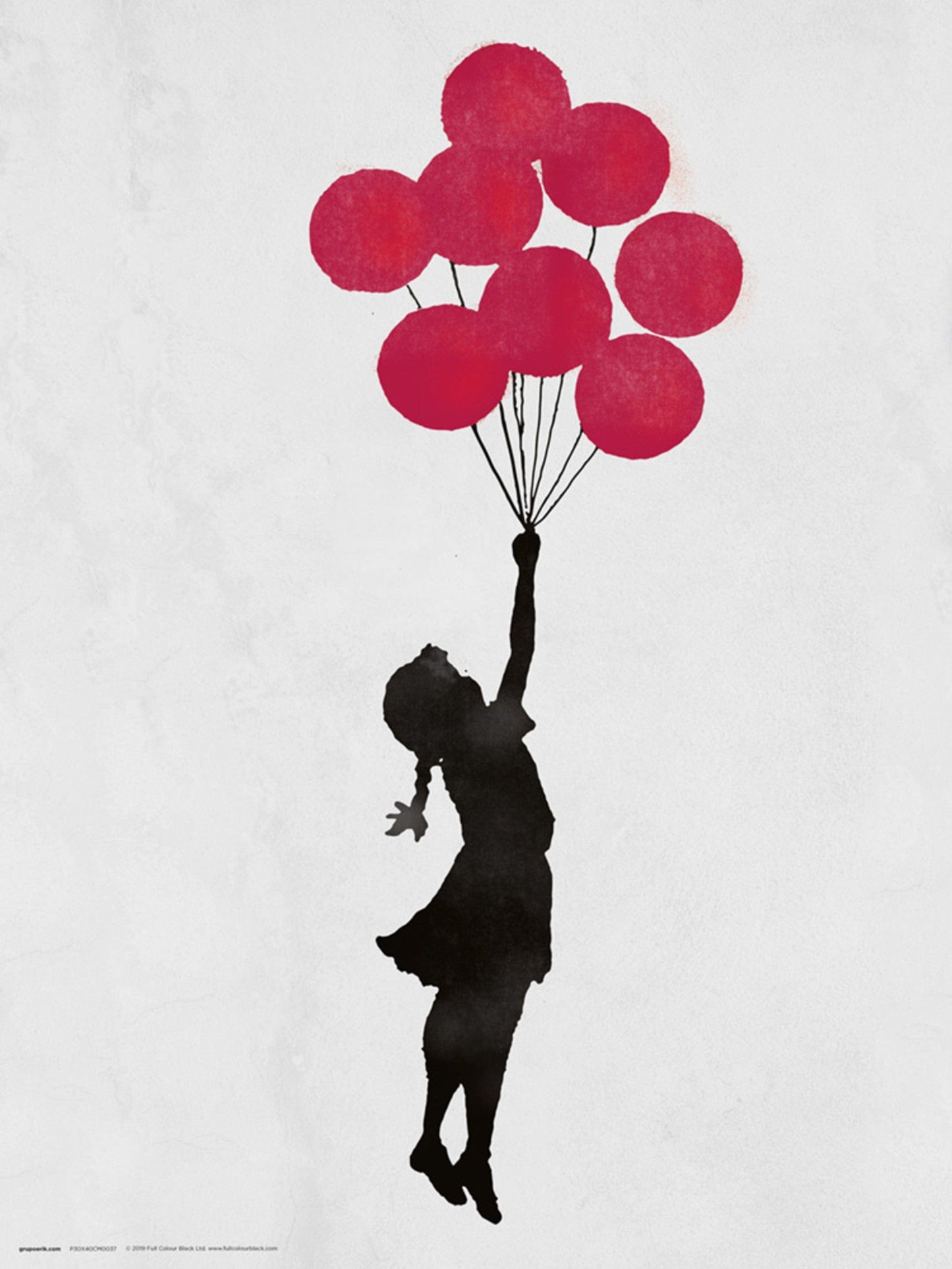 Grupo Erik Brandalised Girl Floating Original Kunstdruk 30X40cm | Posters.nl