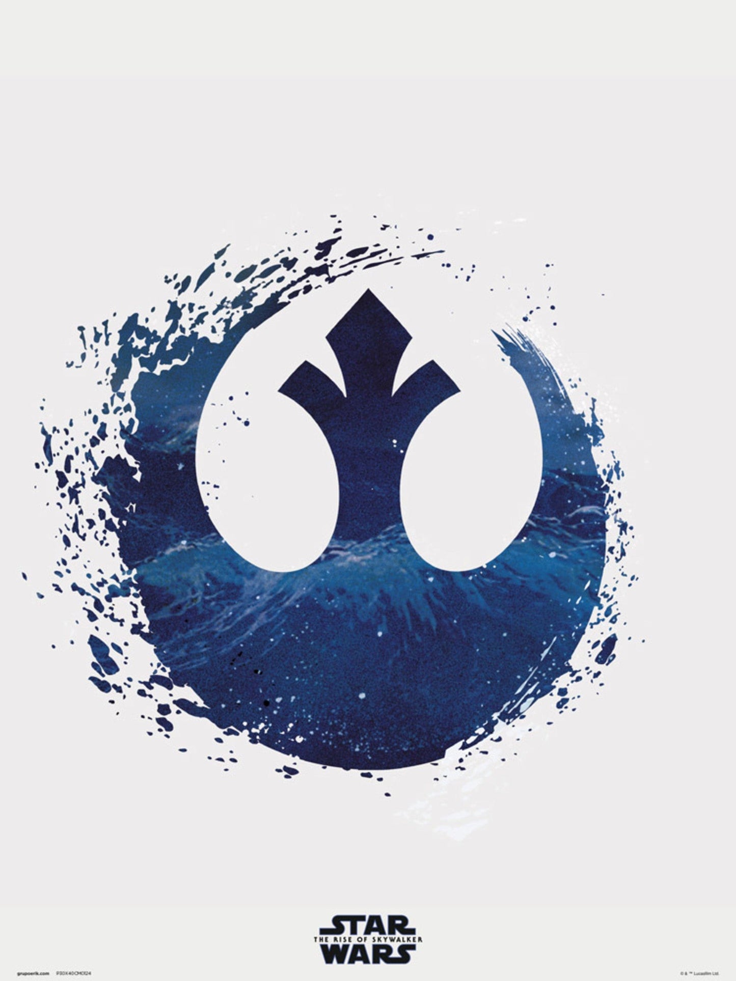 Grupo Erik Star Wars Episode Ix Rebel Logo Kunstdruk 30X40cm | Posters.nl