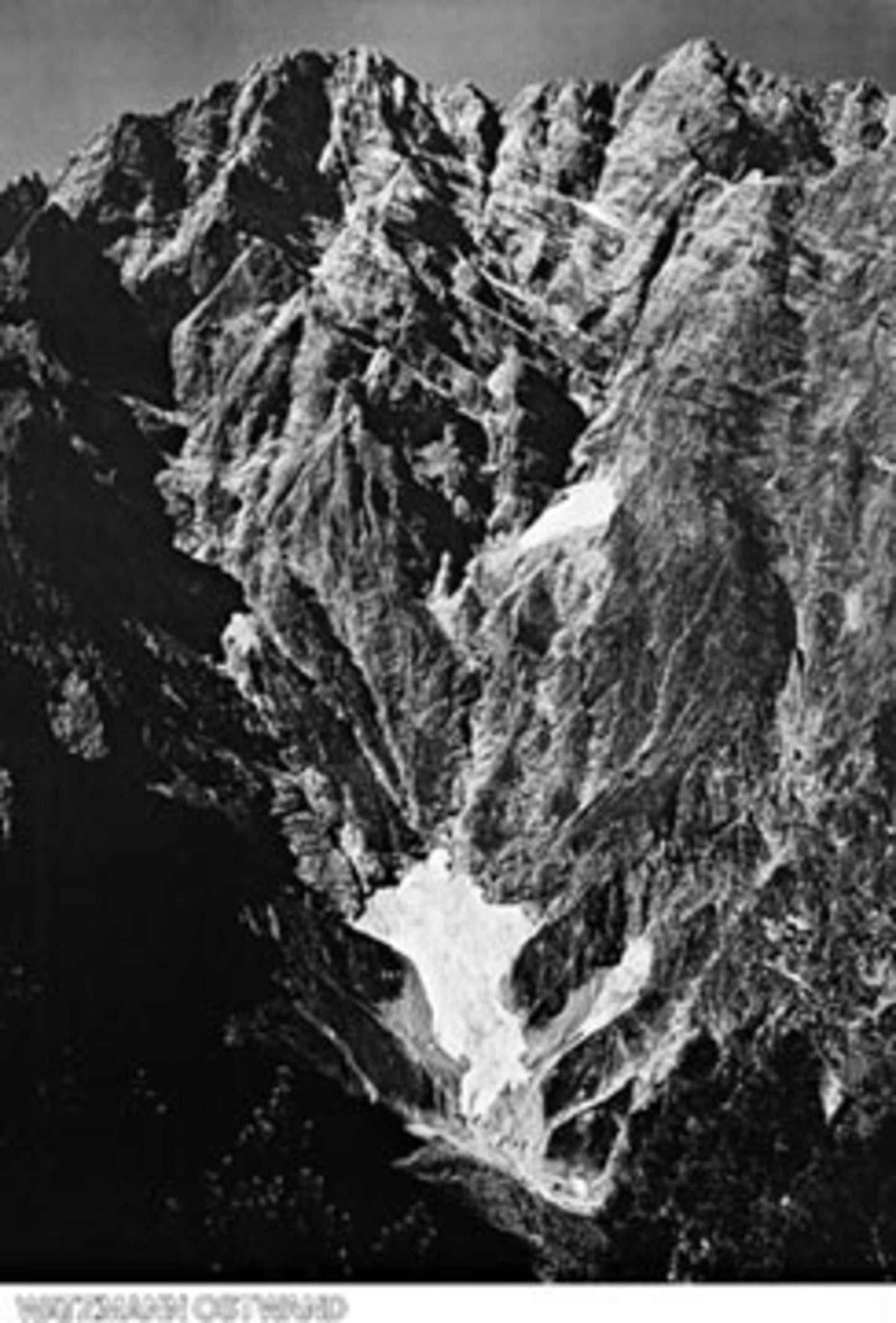 PGM AHA 02 Anton Hafner Watzmann Ostwand Kunstdruk 68x97cm | Posters.nl