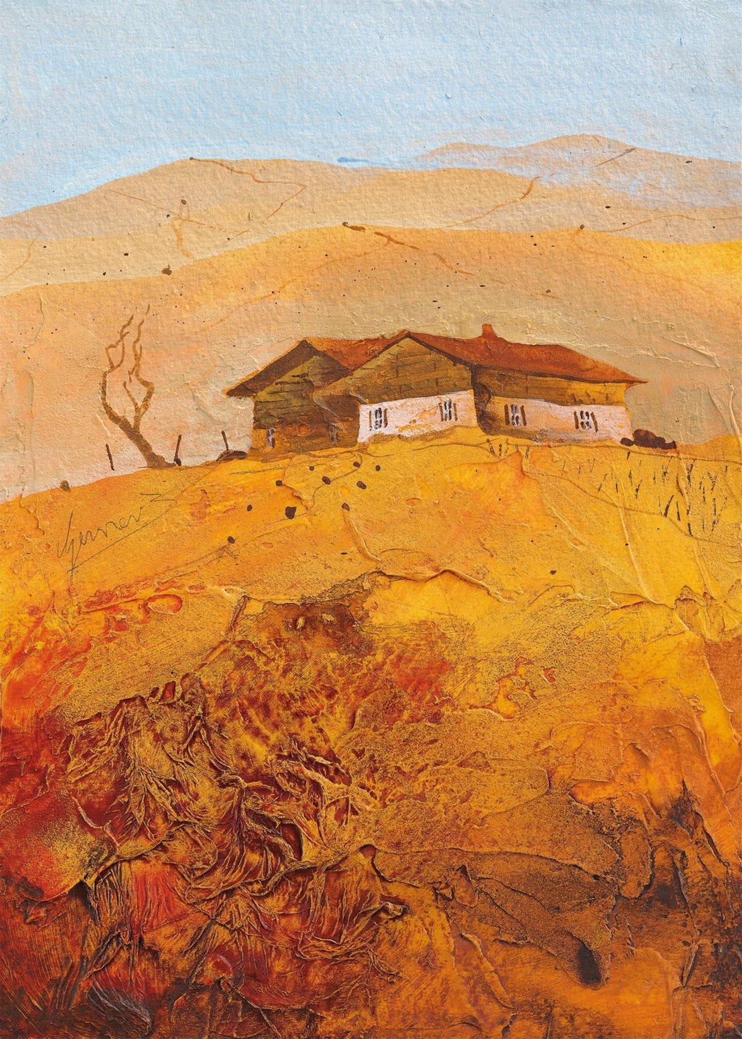 PGM BEG 04 Bernhard Gerner Landgut 2 Kunstdruk 50x70cm | Posters.nl