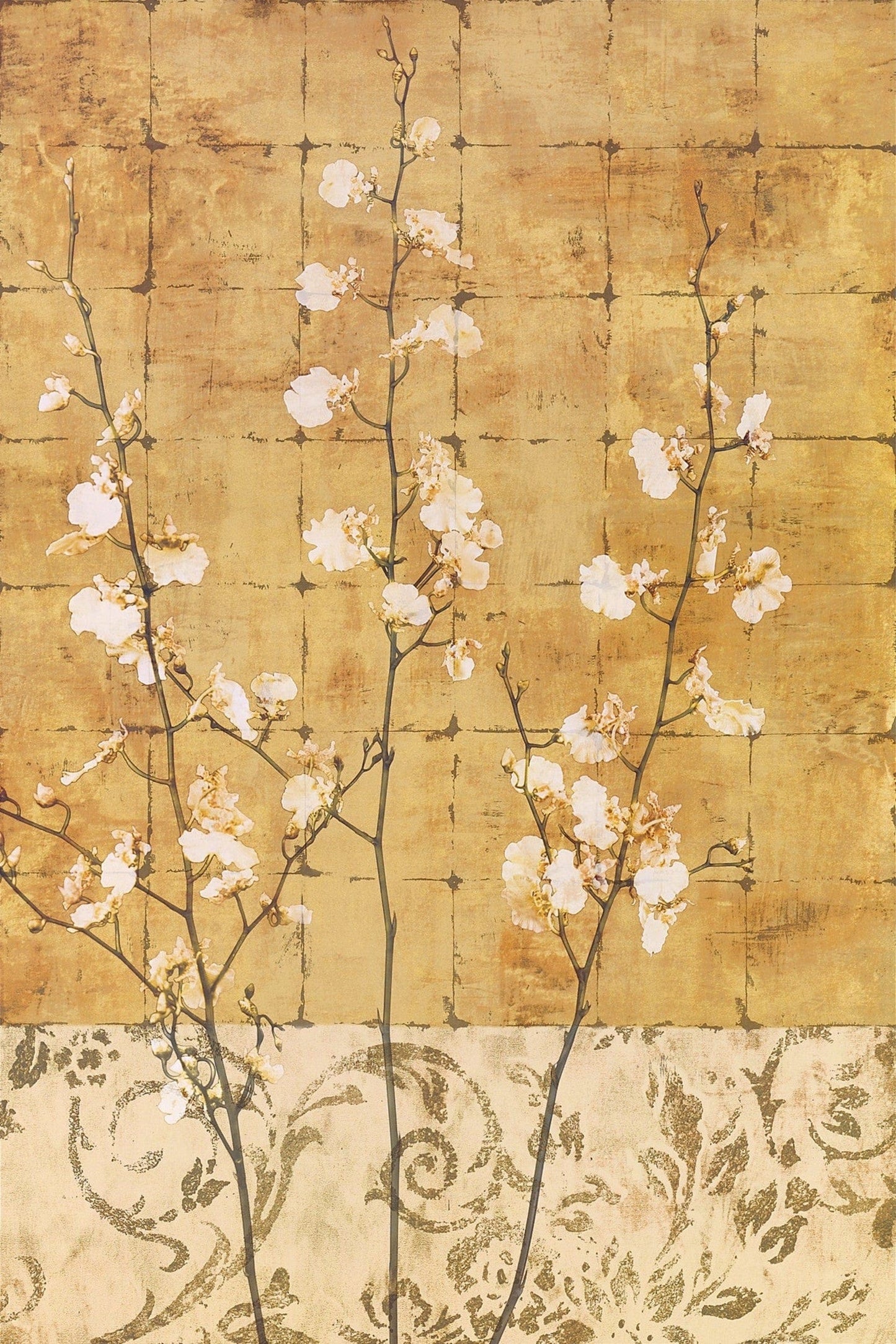 PGM DNC 733 Chris Donovan Blossoms in Gold II Kunstdruk 62x93cm | Posters.nl