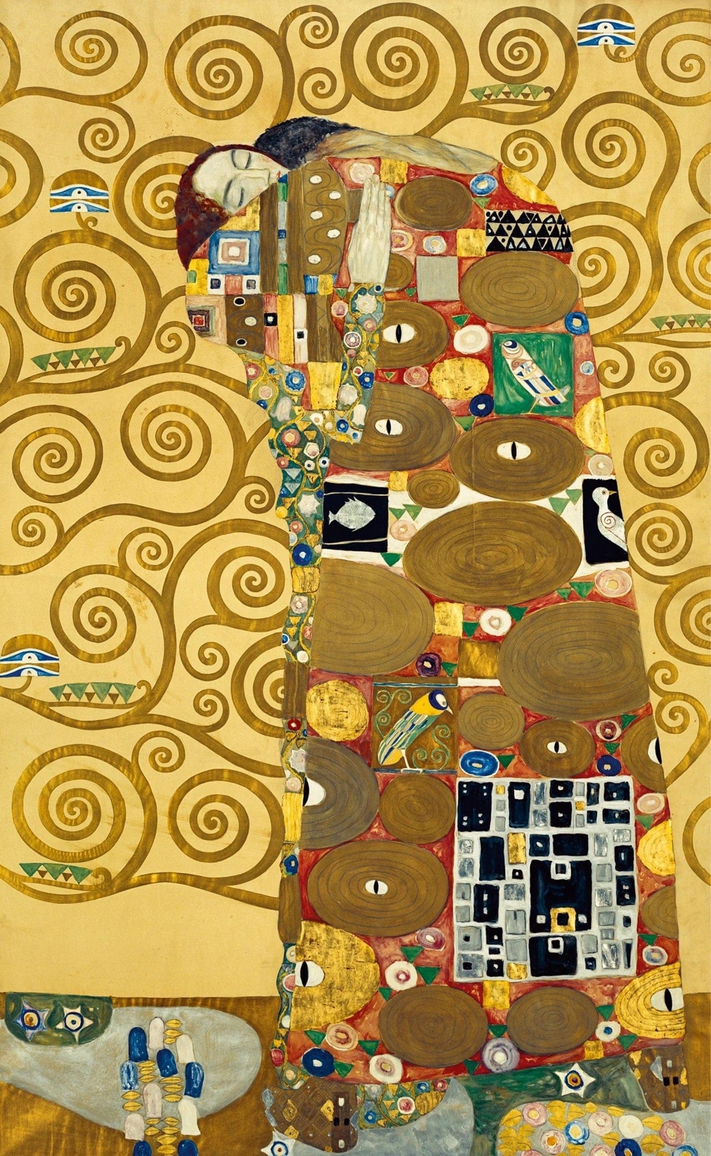 PGM GK 06 Gustav Klimt Die Erfullung Kunstdruk 85x138cm | Posters.nl