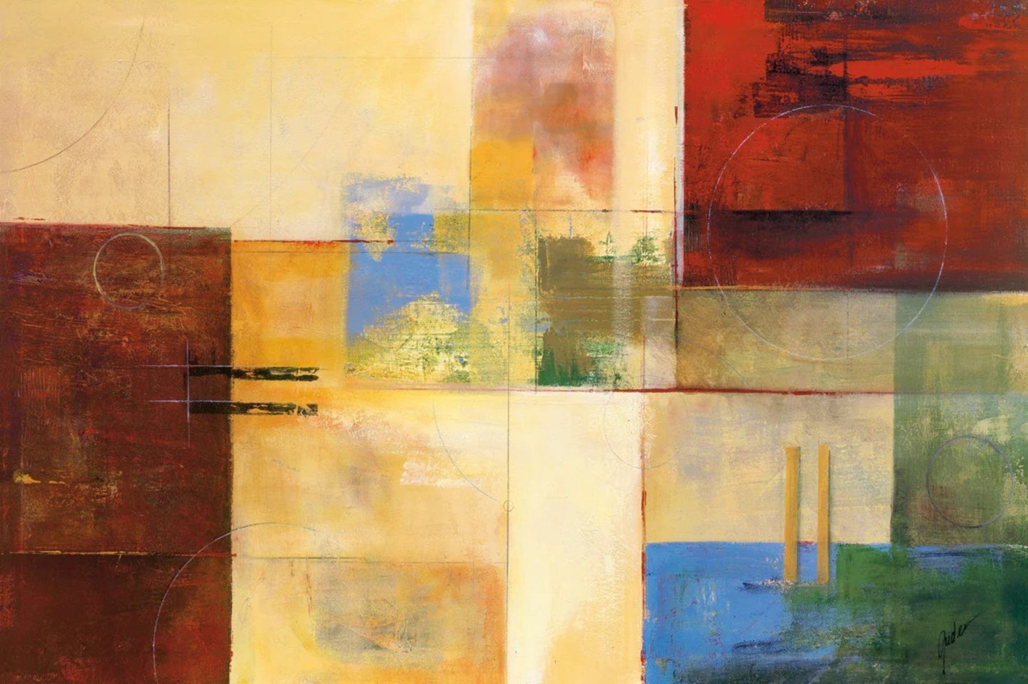 PGM JEN 22 Judeen Urban Country II Kunstdruk 91x61cm | Posters.nl