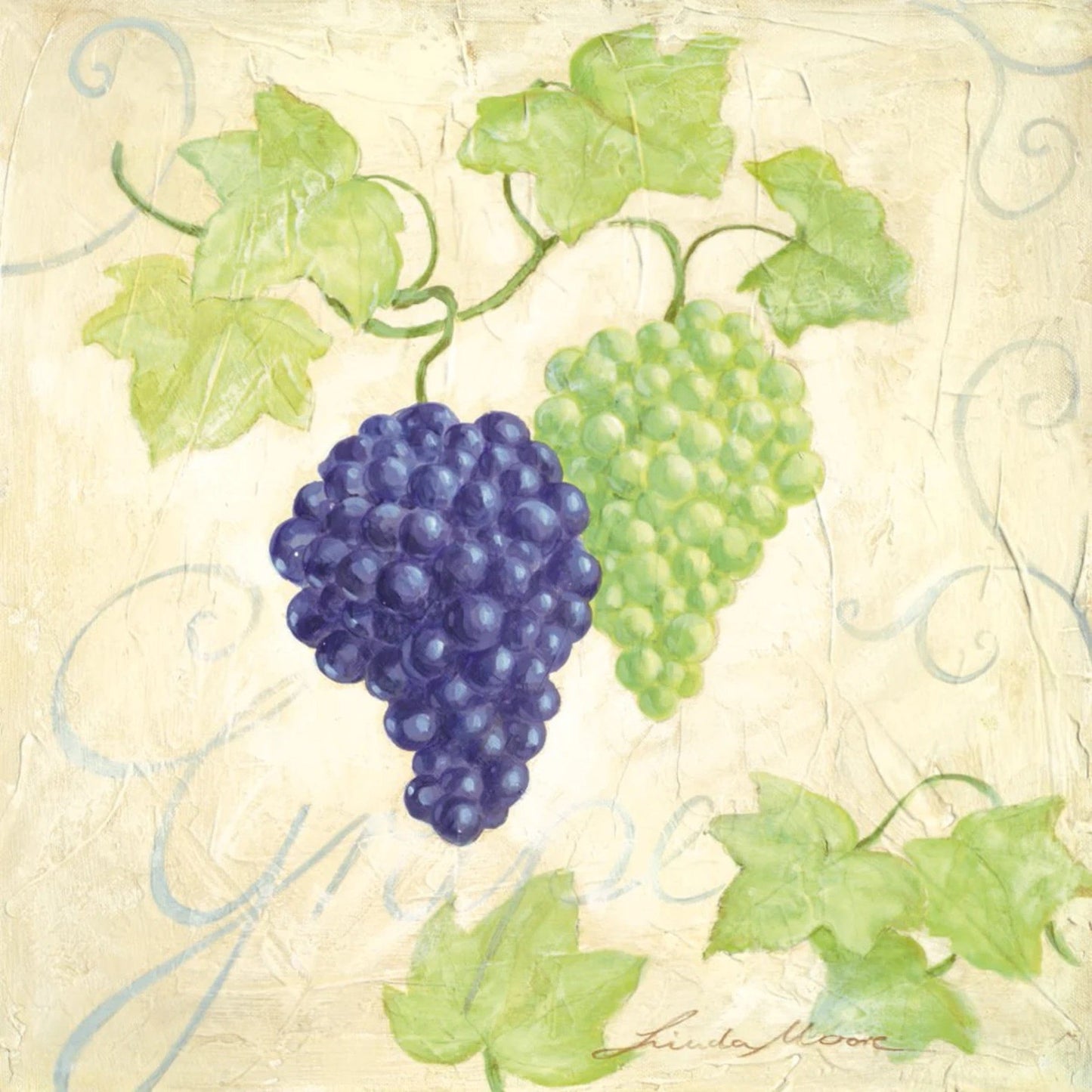 PGM LM 27 Moore Linda Grape Kunstdruk 30x30cm | Posters.nl