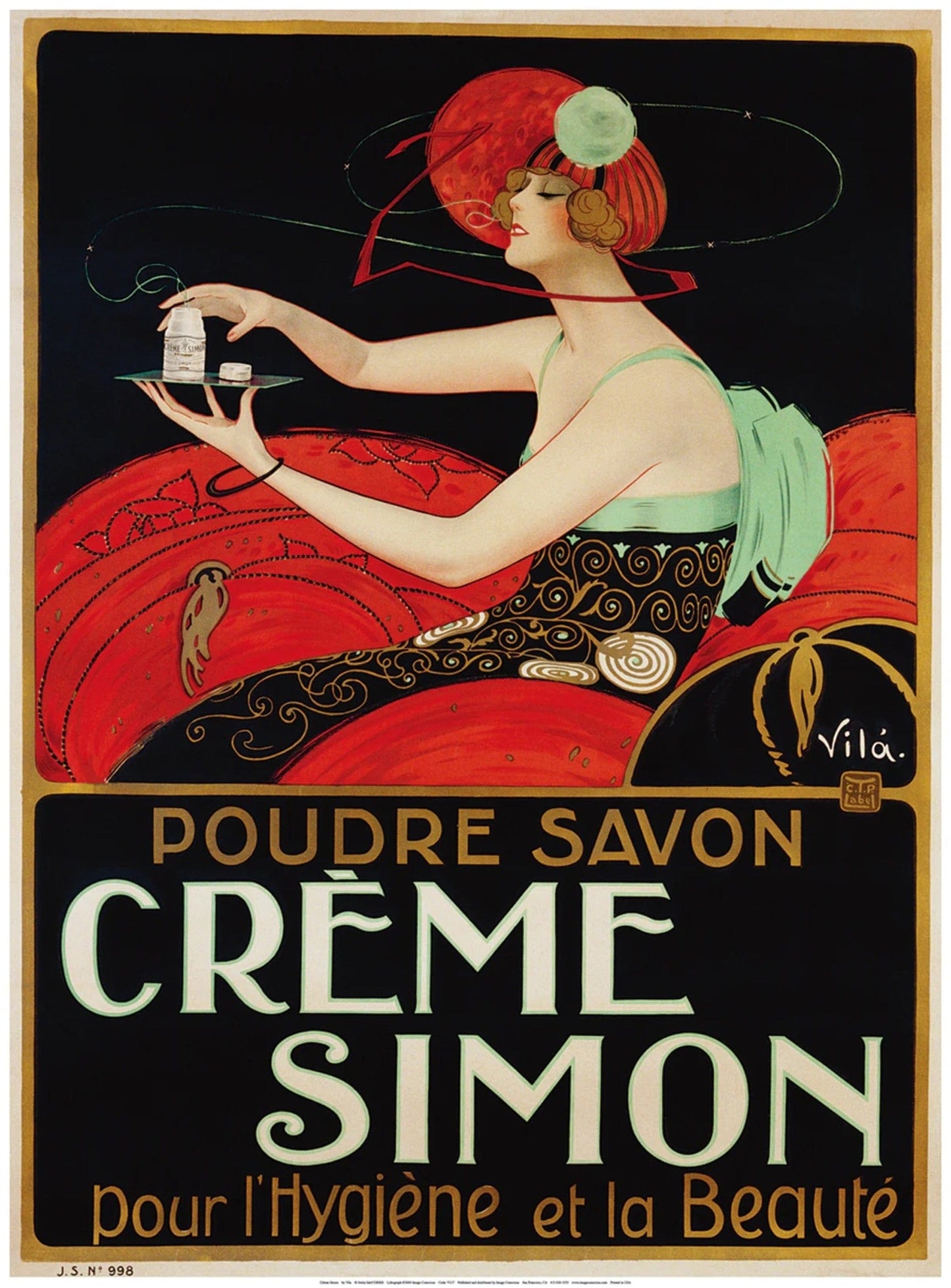 PGM VIL 17 Vila Creme Simon Kunstdruk 61x82cm | Posters.nl