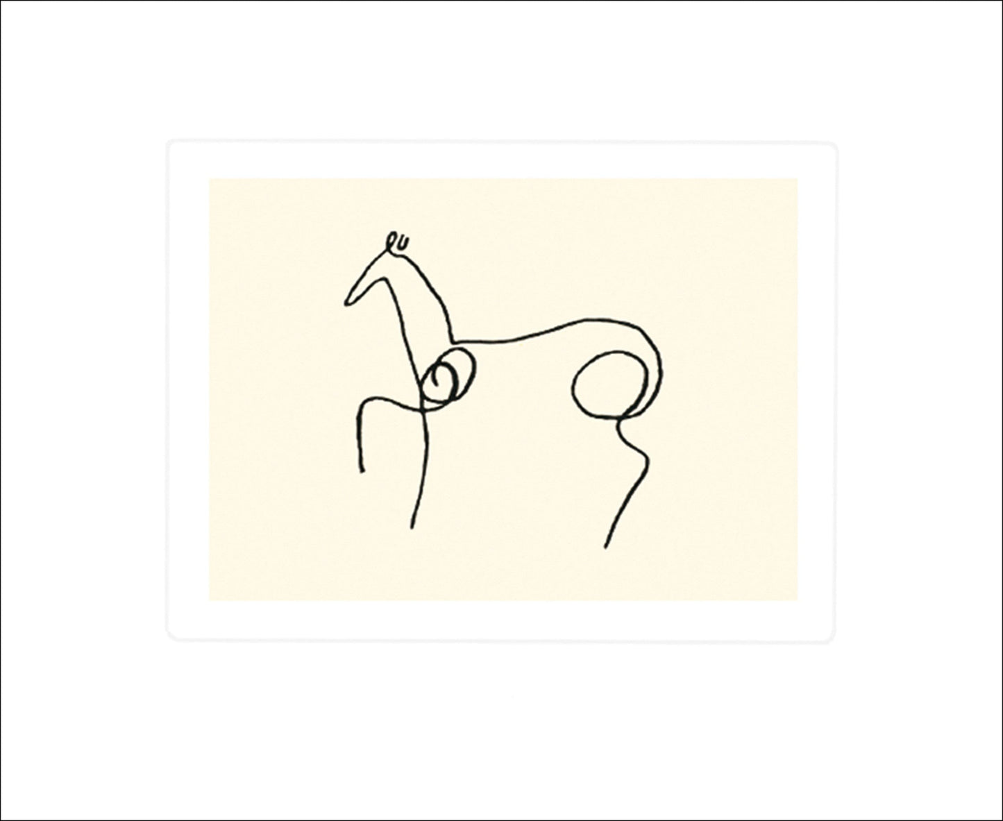 Pablo Picasso Le Cheval Kunstdruk 50x60cm | Posters.nl