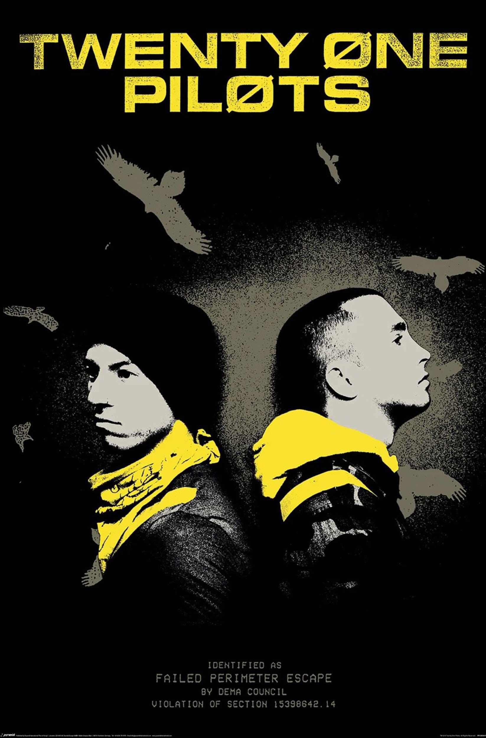 Poster 21 Pilots Trench Vultures 61x91 5cm PP2403419 | Posters.nl