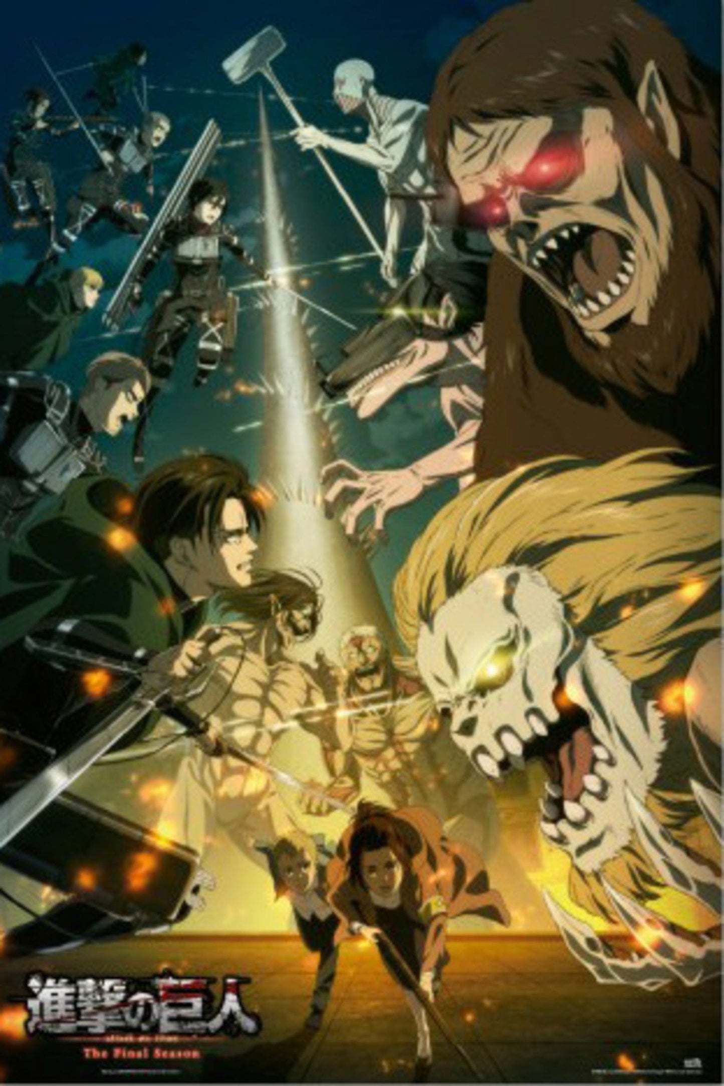 Poster Attack On Titan Paradis Vs Marley 61x91 5cm Grupo Erik GPE5832 | Posters.nl