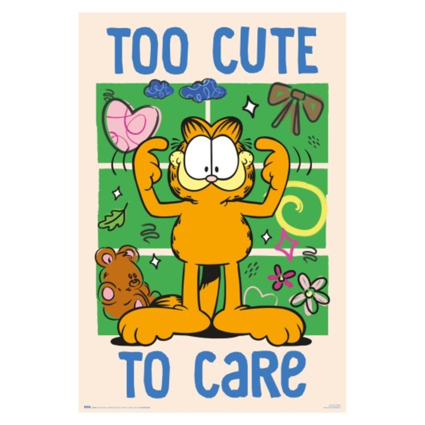 Poster Garfield To Cute To Care 61x91 5cm GPE5969 | Posters.nl