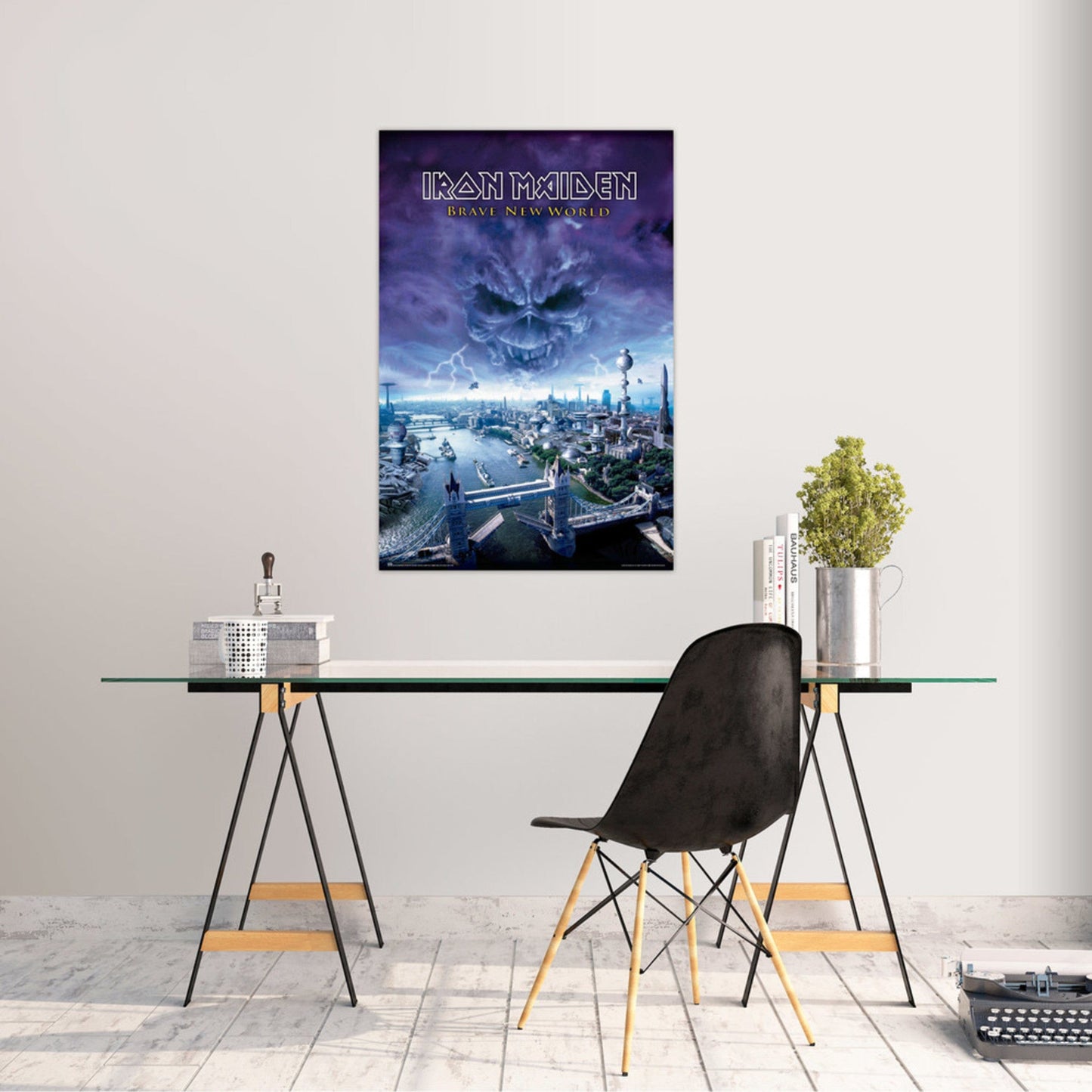 Poster Iron Maiden Brave New World 61x91 5cm Grupo Erik GPE5765 Sfeer | Posters.nl