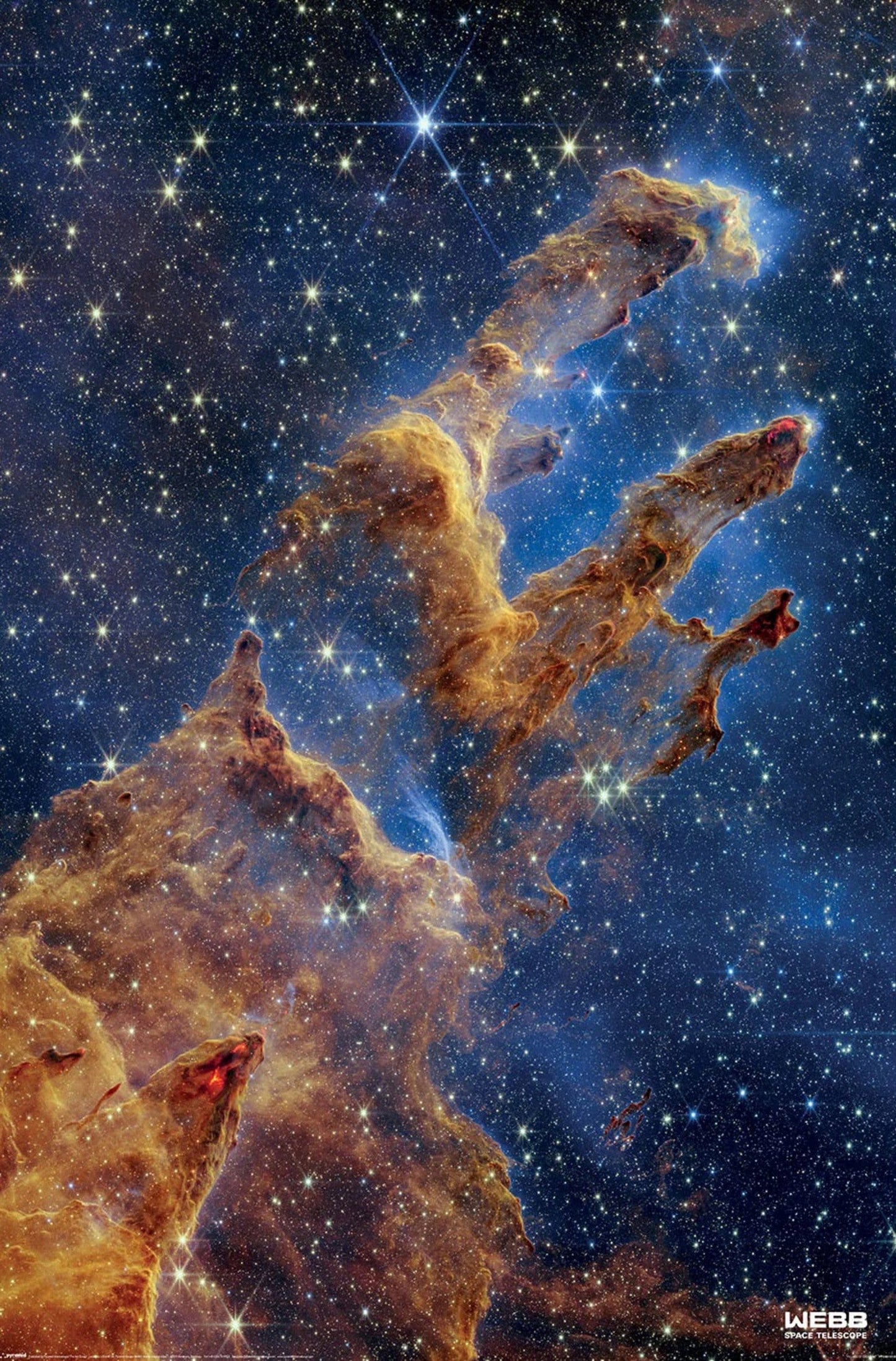 Poster James Webb Pillars of Creation 61x91 5cm PP2401818 | Posters.nl