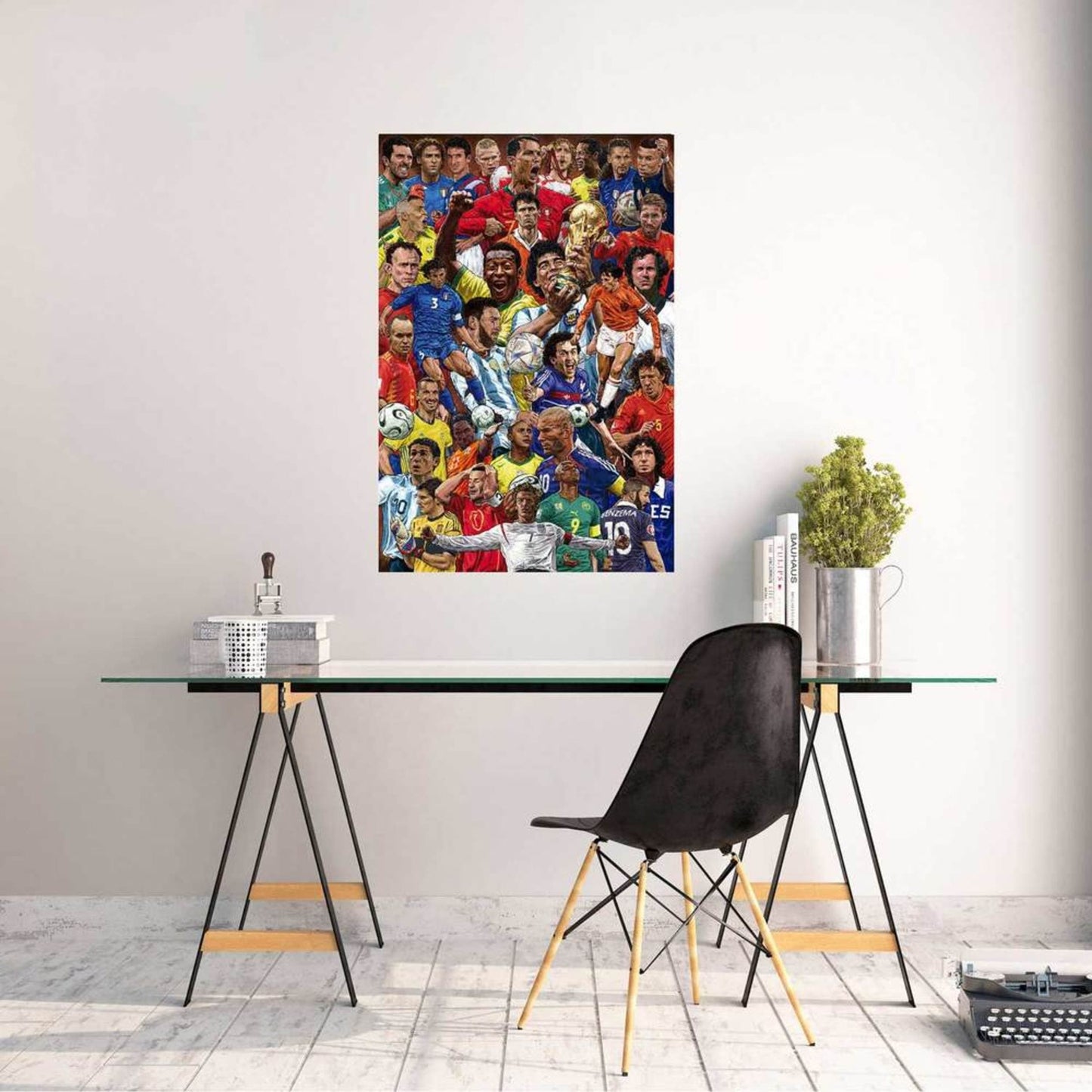 Poster Legendary Footballers 61x91 5cm Grupo Erik GPE5817 Sfeer | Posters.nl