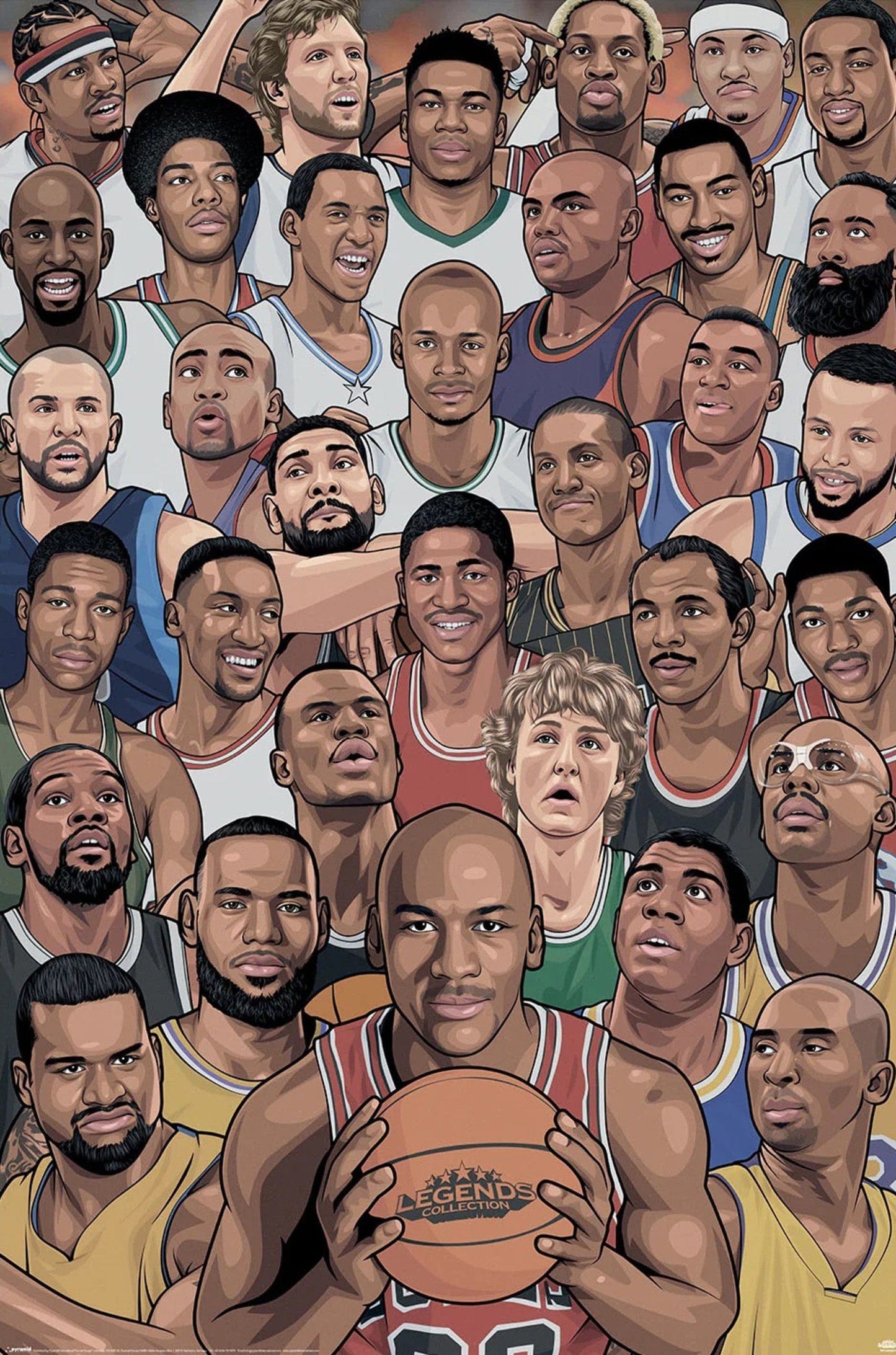 Poster Legends Basketballs Greatest 61x91 5cm PP2400011 | Posters.nl