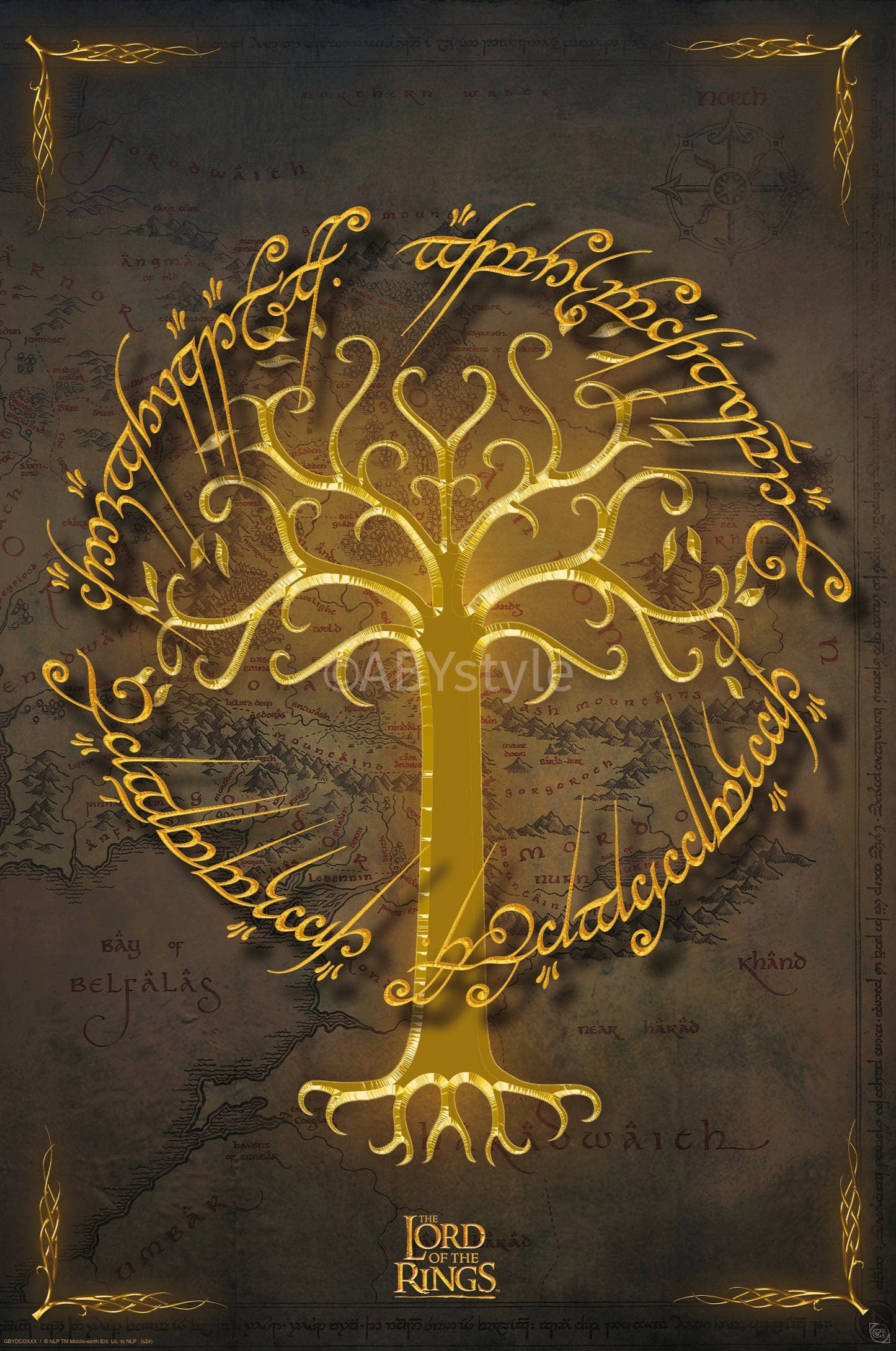 Poster Lord Of The Rings White Tree 61x91 5cm Abystyle GBYDCO655 | Posters.nl
